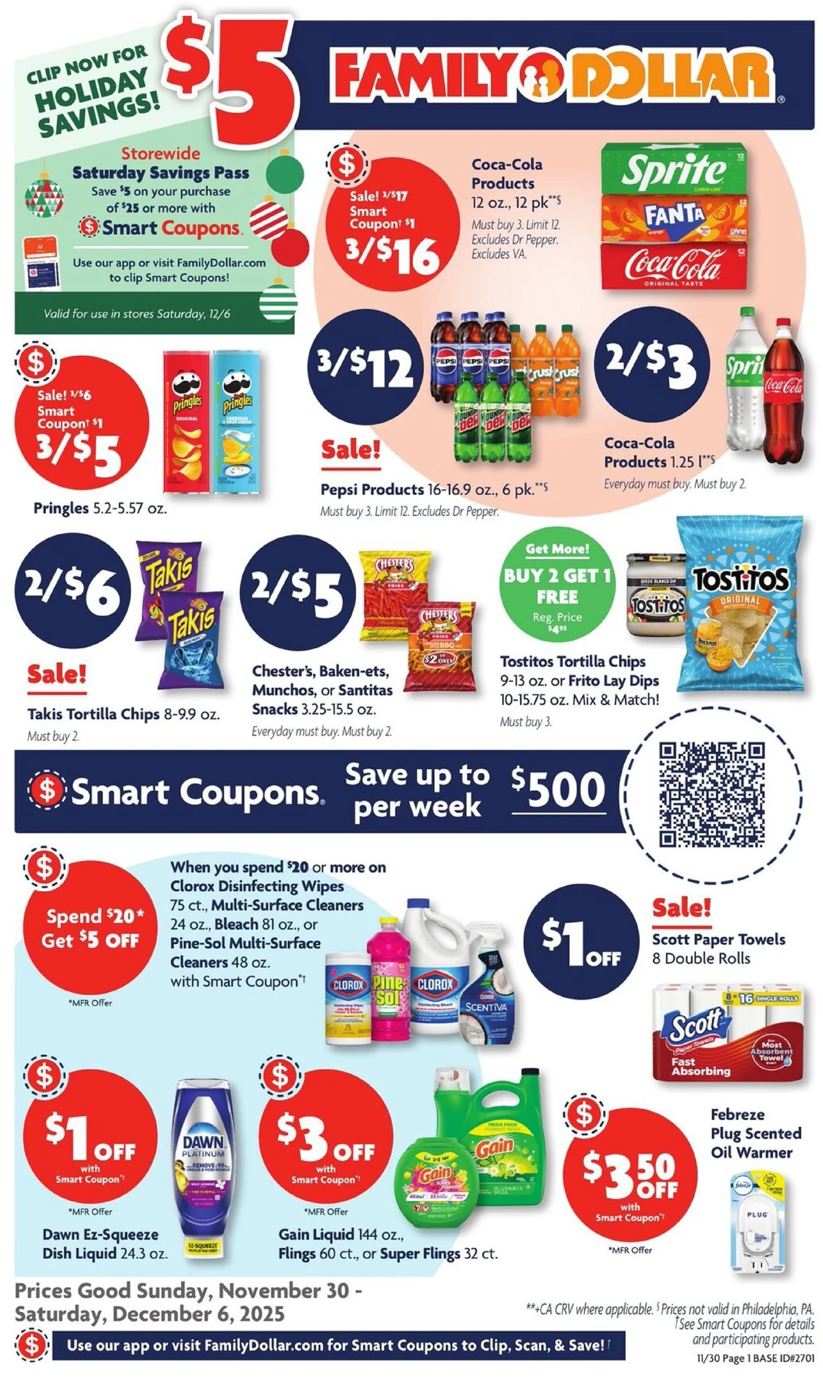 Family Dollar Weekly Ad 11/30/25 & 12/7/25 preview 2 – Family Dollar Weekly Ad Family Dollar Weekly Ad 11/30/25 & 12/7/25 preview 1 – family dollar 30 6 01