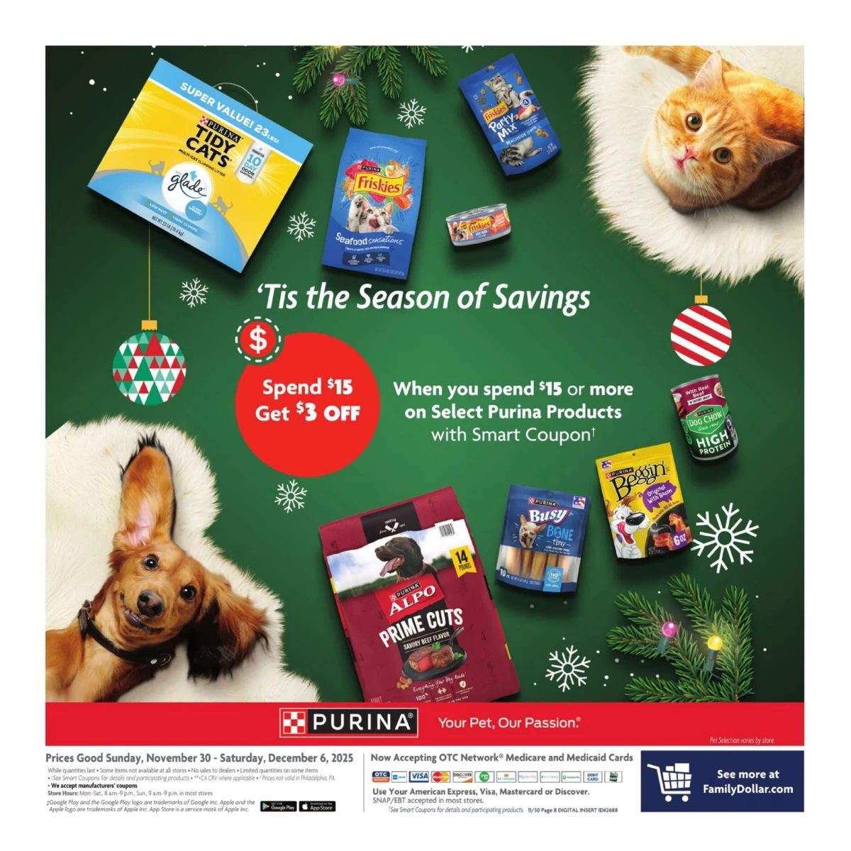 Family Dollar Weekly Ad 11/30/25 & 12/7/25 preview 2 – family dollar 30 6 15