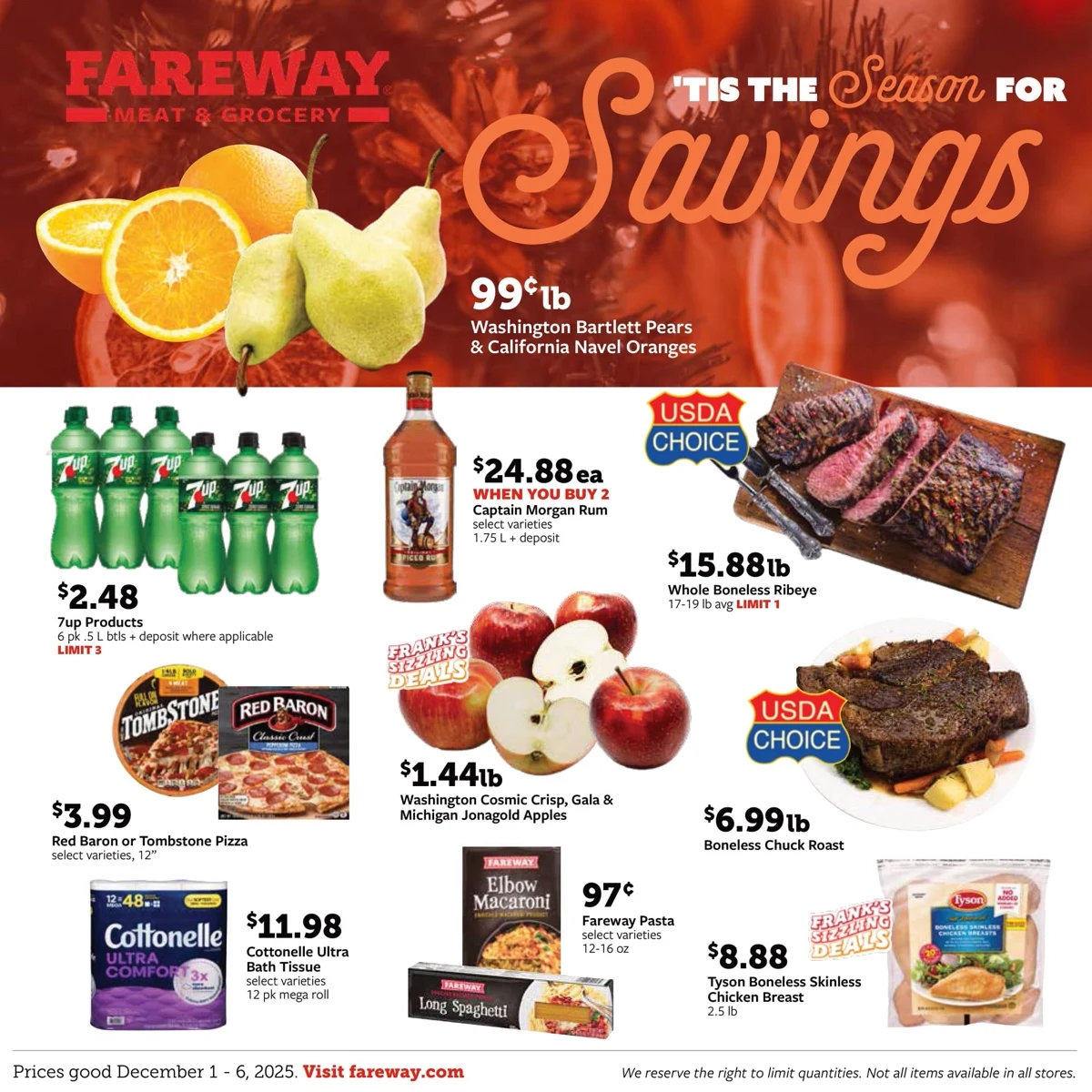 Fareway Weekly Ad 12/1/25 & 12/8/25 2 – fareway weekly ad Fareway Weekly Ad 12/1/25 & 12/8/25 1 – fareway ad 1 6 01