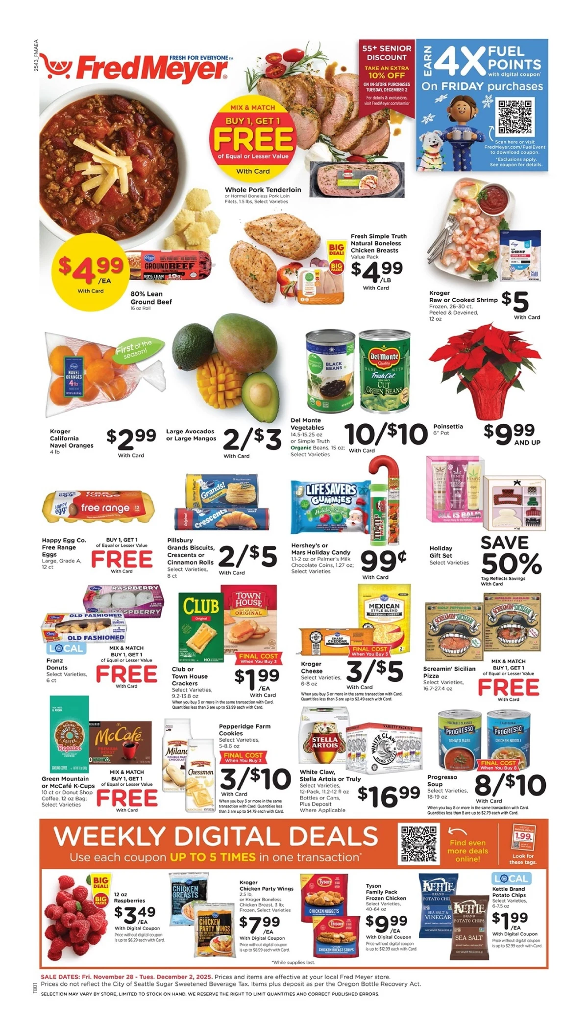 Fred Meyer Weekly Ad 11/27/25 & 12/3/25 preview 1 – fred meyer 28 2 01