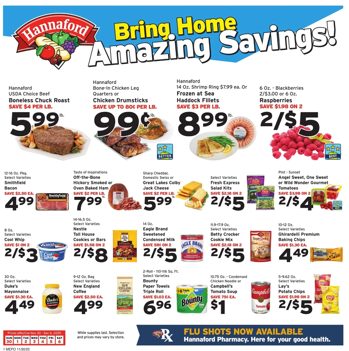 Hannaford Weekly Ad 11/30/25 & 12/7/25 2 – Hannaford Hannaford Weekly Ad 11/30/25 & 12/7/25 1 – hannaford 30 6 01