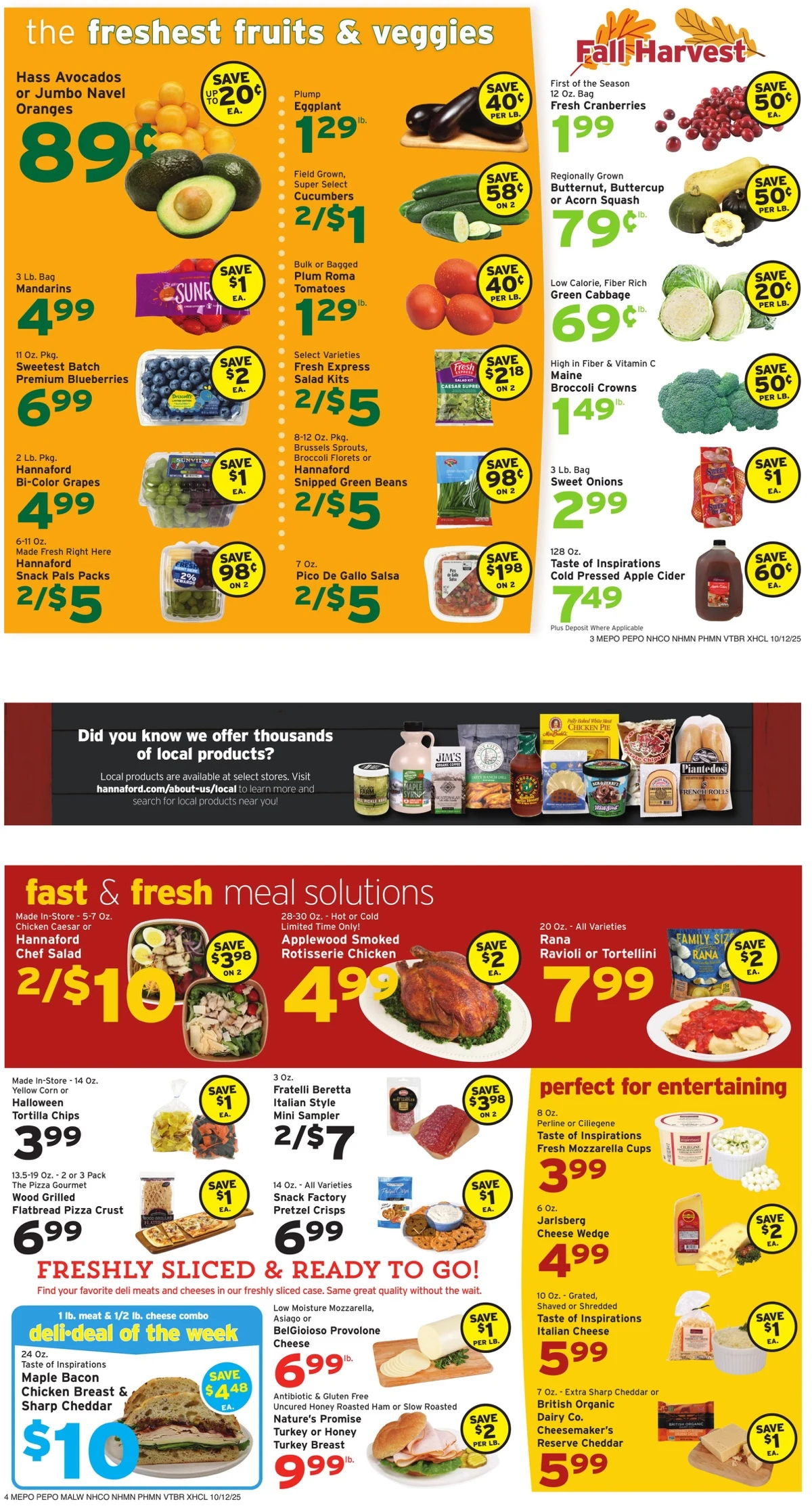 Hannaford Weekly Ad October 12 to October 18, 2025 2 – hannaford ad 12 18 00002