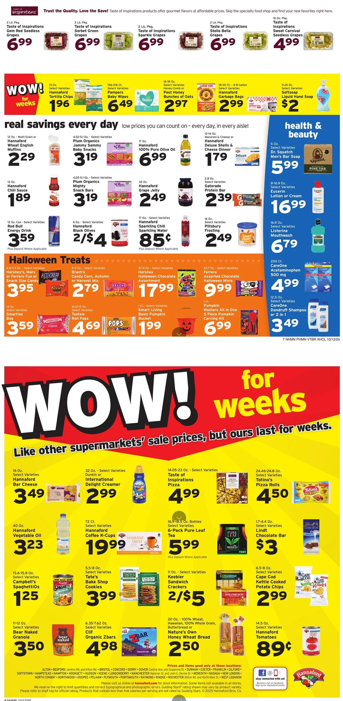 Hannaford Weekly Ad October 12 to October 18, 2025 2 – hannaford ad 12 18 00004