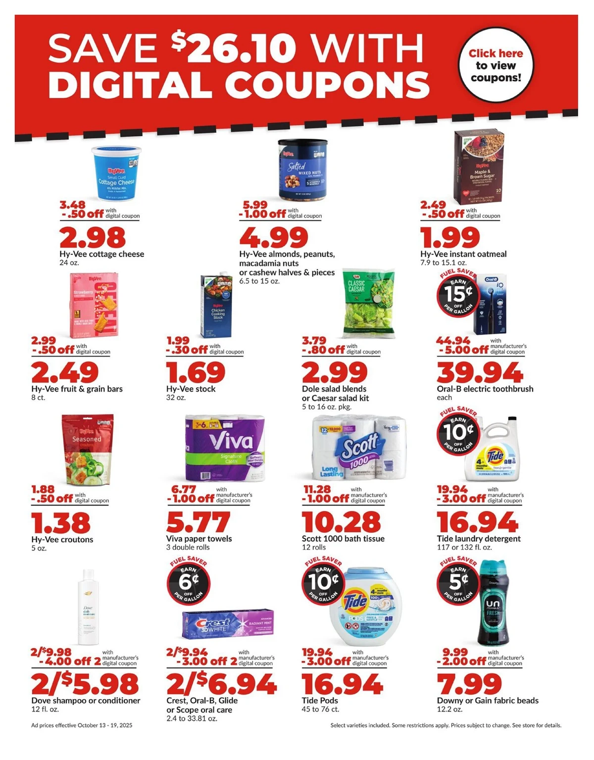 Hyvee Weekly Ad October 13 to October 19, 2025 3 – hyvee ad 13 19 05