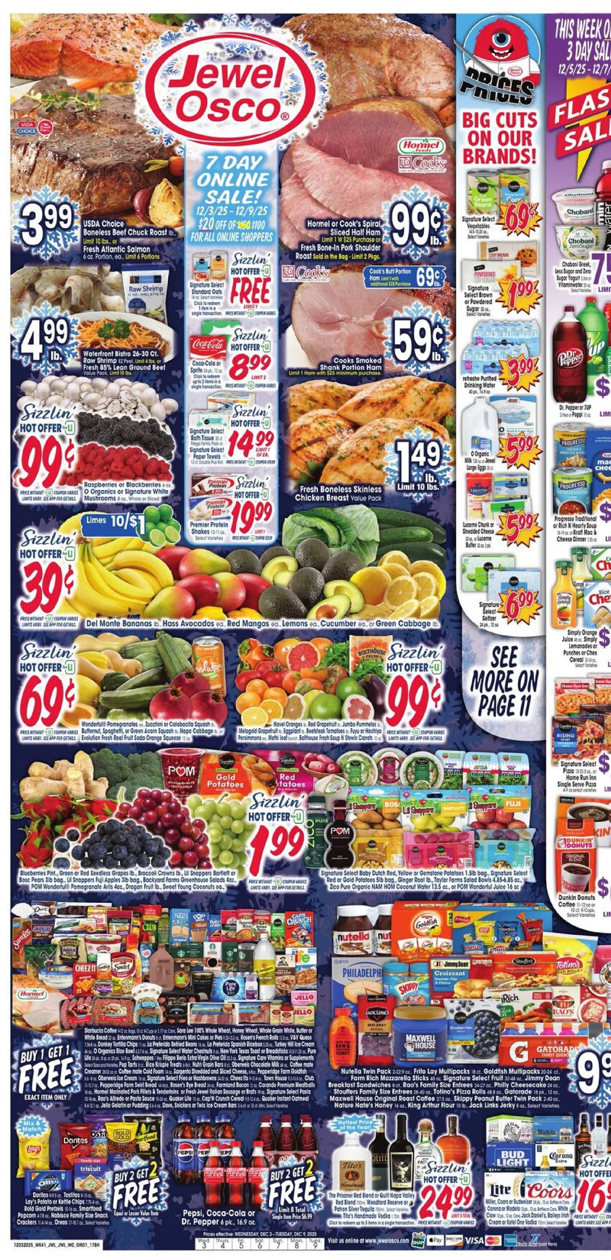 Jewel Osco Weekly Ad 12/3/25 & 12/10/25 preview 1 – jewel osco ad 3 9 01