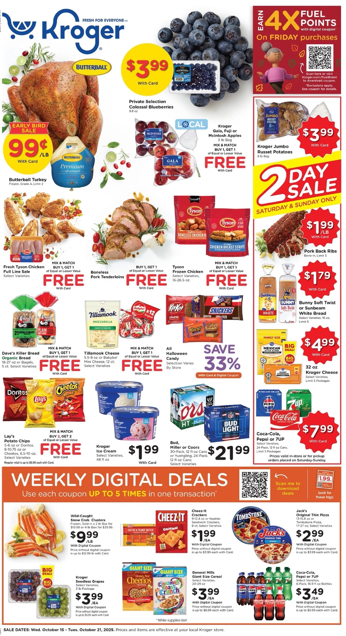 Kroger Weekly Ad October 15 to October 21, 2025 1 – kroger ad 15 21 01