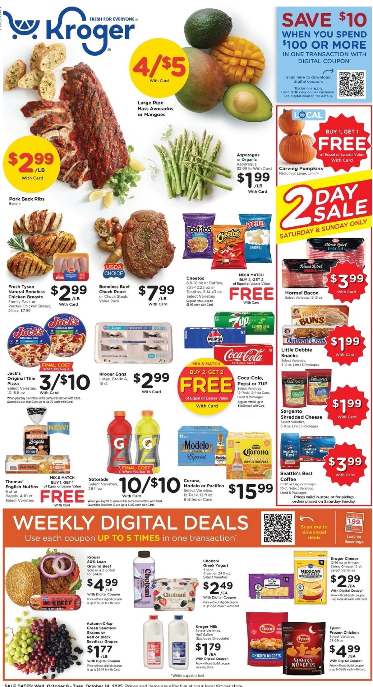 Kroger Weekly Ad October 8 to October 14, 2025 2 – kroger ad 8 14 01