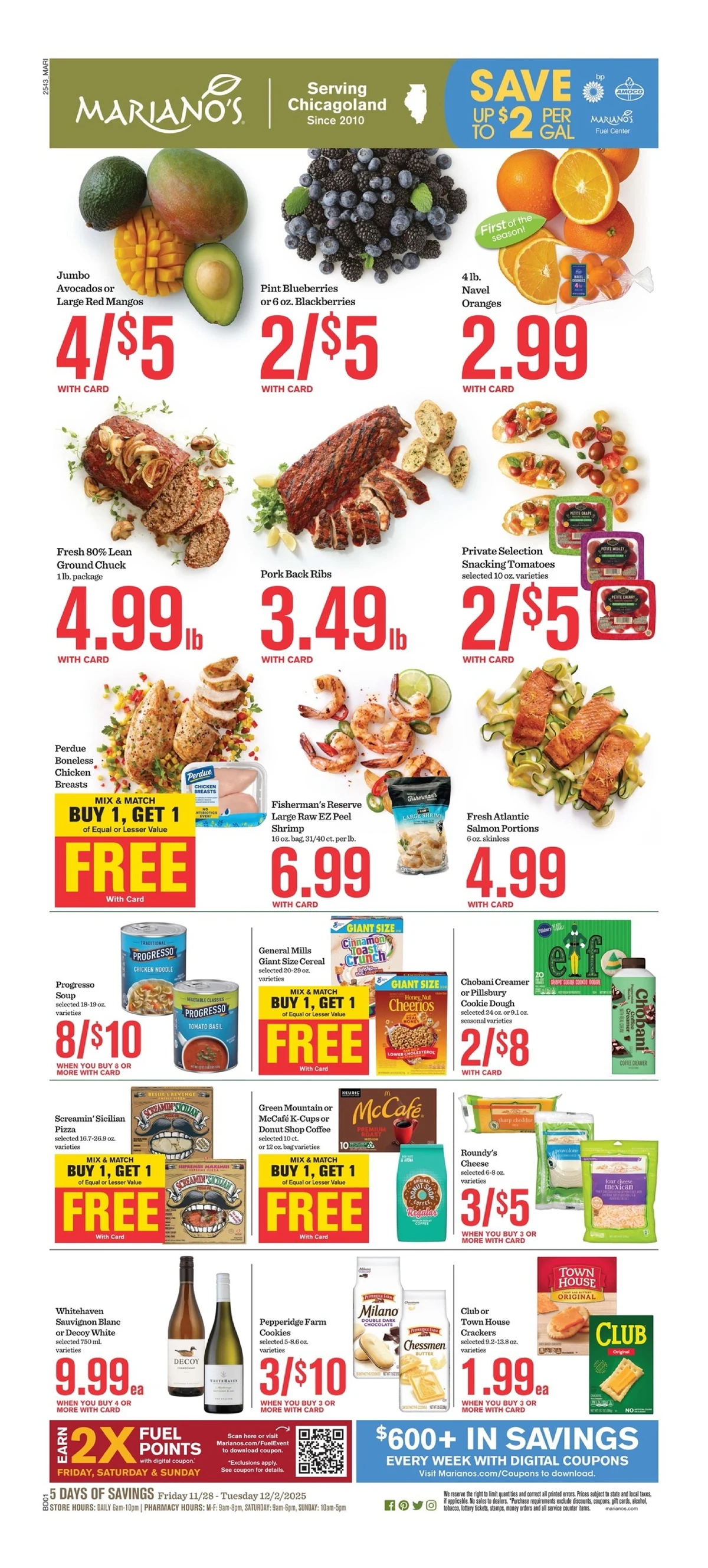 Mariano's Weekly Ad 11/28/25 & 12/3/25 preview 1 – marianos ad 28 2 01