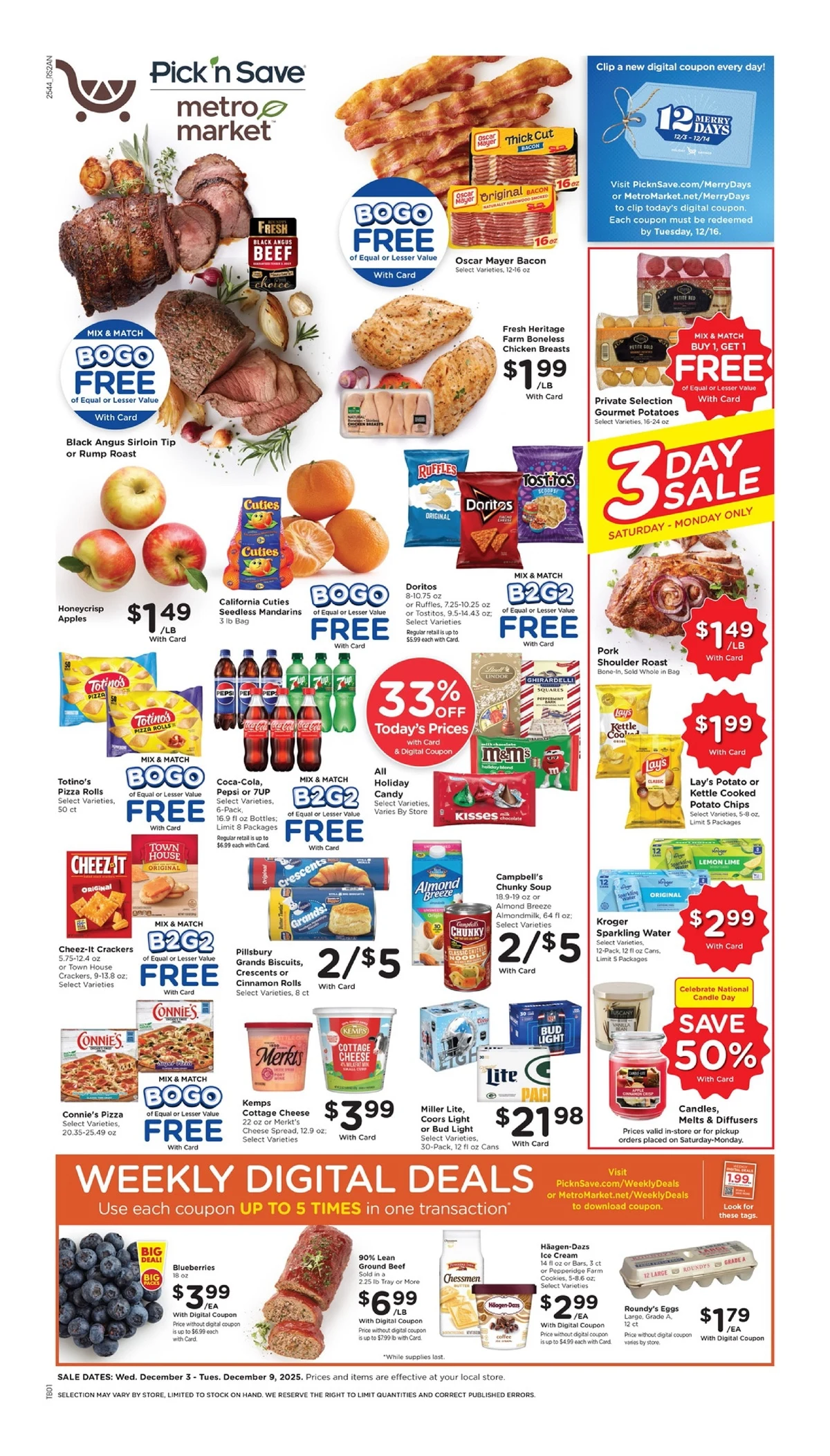 Pick n Save Weekly Ad 12/3/25 & 12/10/25 preview 1 – picknsave ad 3 9 01