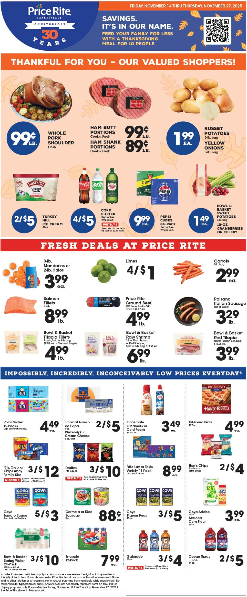 Price Rite Weekly Ad 11/21/25 & 11/28/25 78 – pricerite weekly ad 111425 01