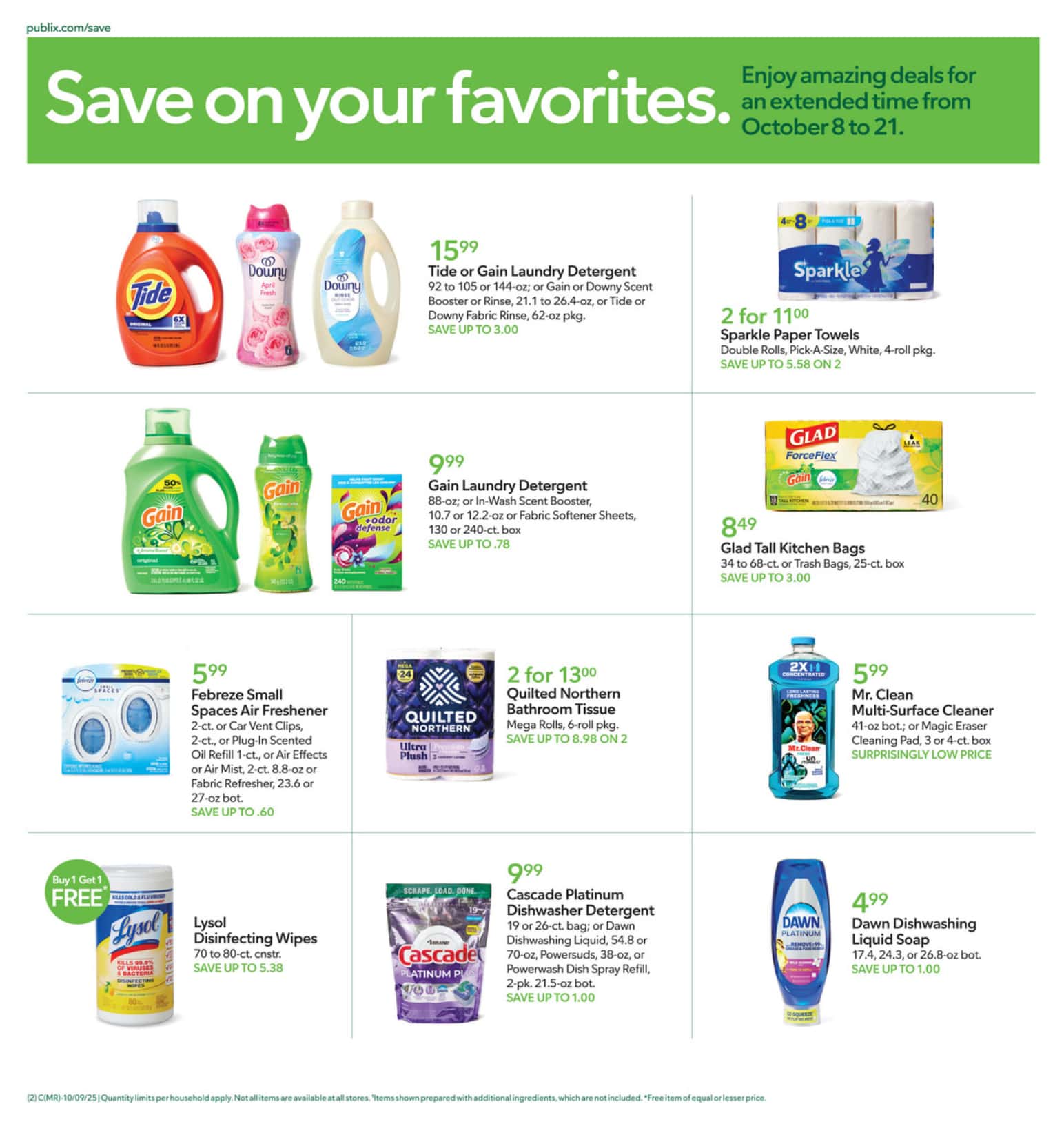 Publix Weekly Ad October 8 to October 14, 2025 3 – Publix Weekly Ad October 8 to October 14, 2025 2 –