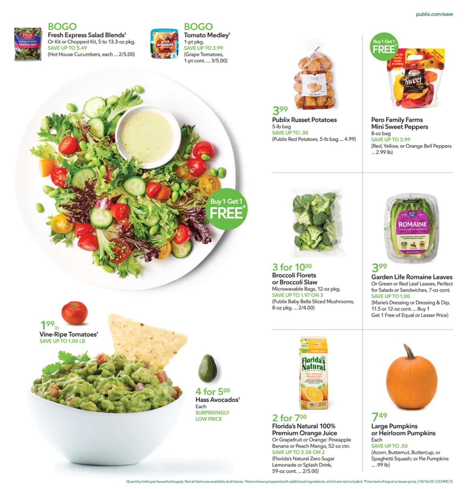 Publix Weekly Ad October 15 to October 21, 2025 5 –