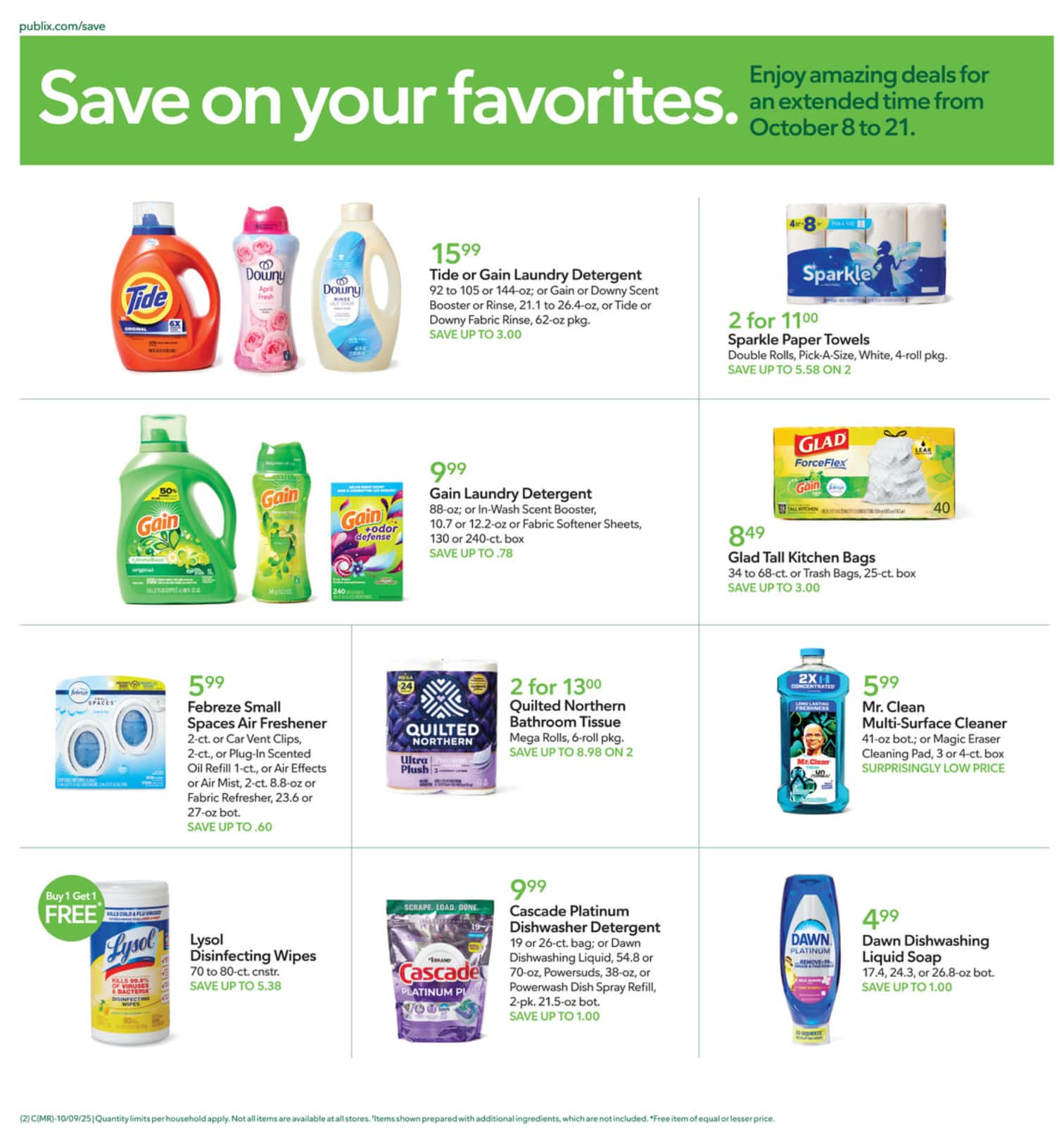 Publix Weekly Ad October 15 to October 21, 2025 4 –
