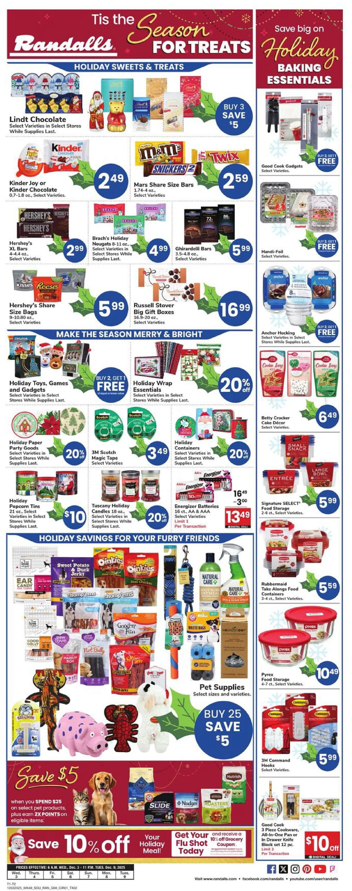 Randalls Weekly Ad 12/3/25 & 12/10/25 preview 1 – randalls ad 3 9 6