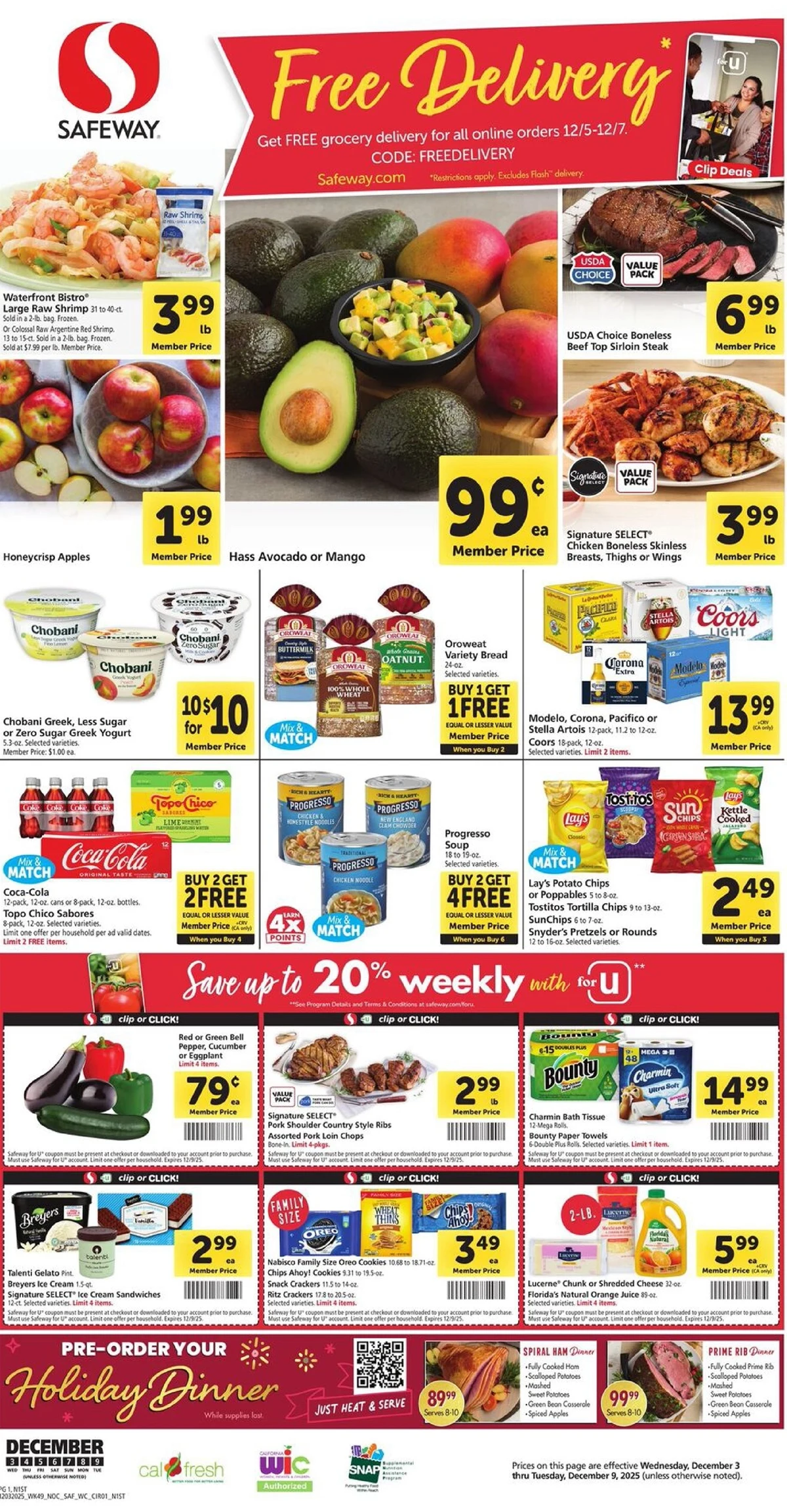 Safeway Weekly Ad December 3 to 9, 2025 2 – safeway ad 3 9 01