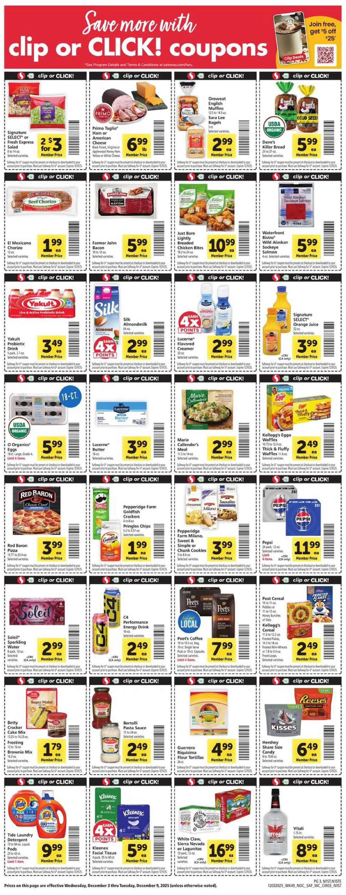 Safeway Weekly Ad December 3 to 9, 2025 2 – safeway ad 3 9 03