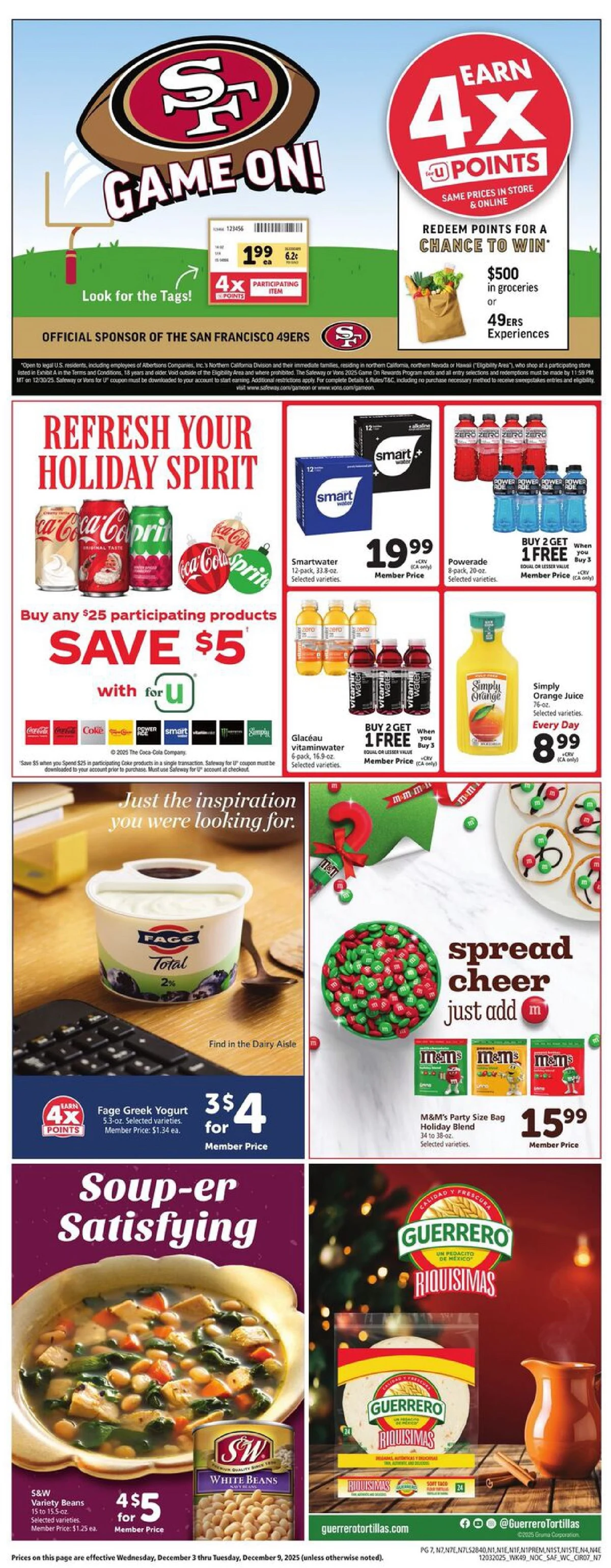 Safeway Weekly Ad December 3 to 9, 2025 2 – safeway ad 3 9 07
