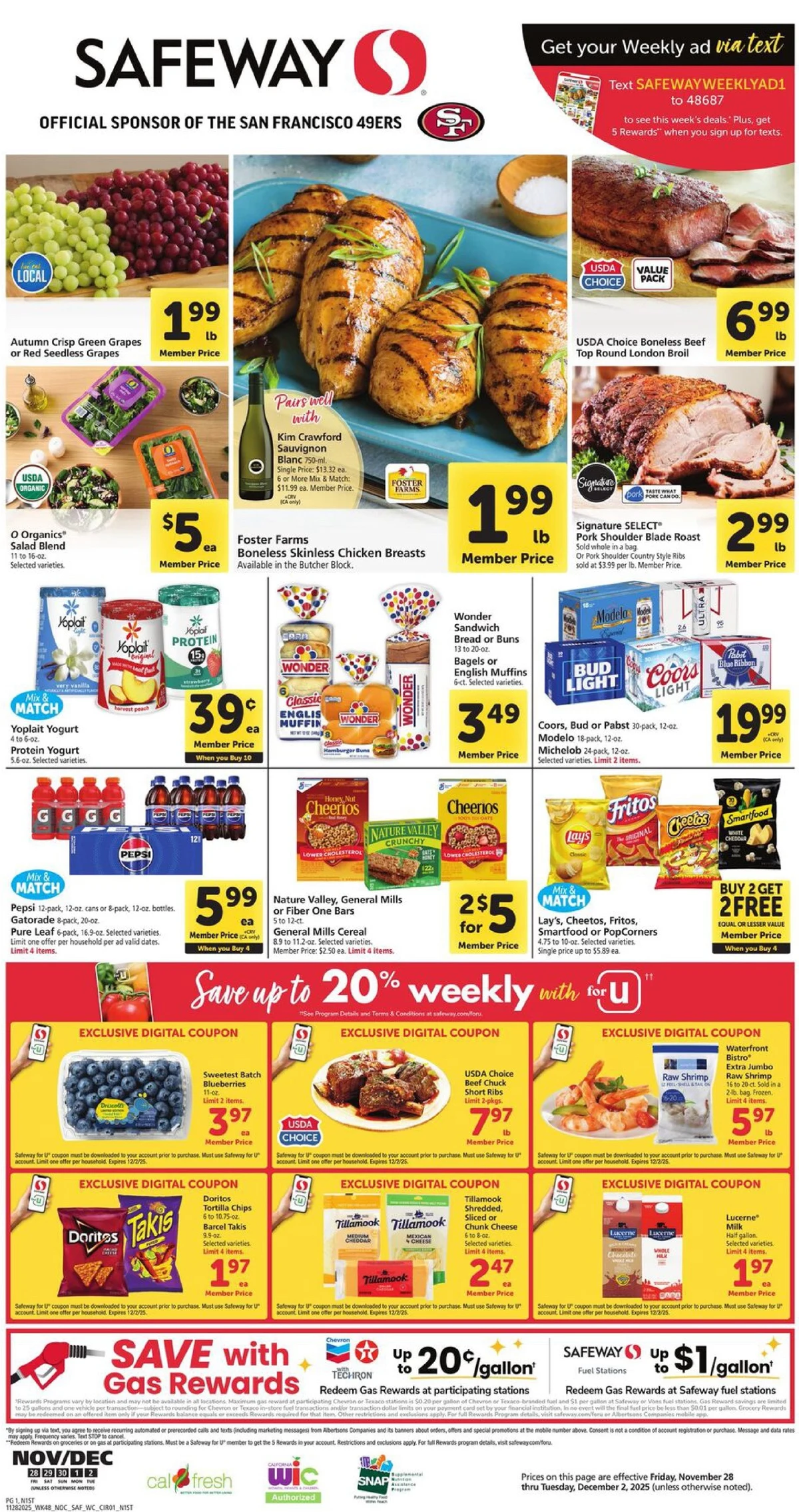 Safeway Weekly Ad 11/28/25 & 12/3/25 preview 1 – safeway weekly ad 28 2 1