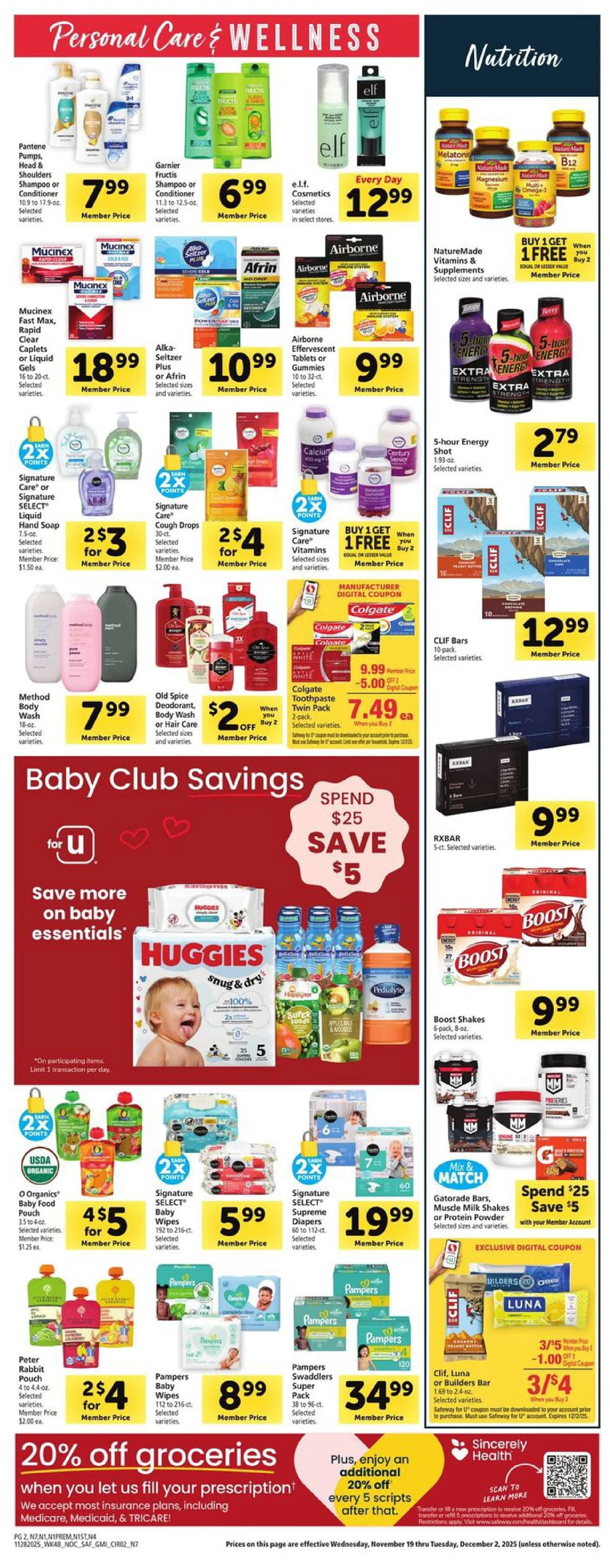 Safeway Weekly Ad 11/28/25 & 12/3/25 preview 4 – safeway weekly ad 28 2 6