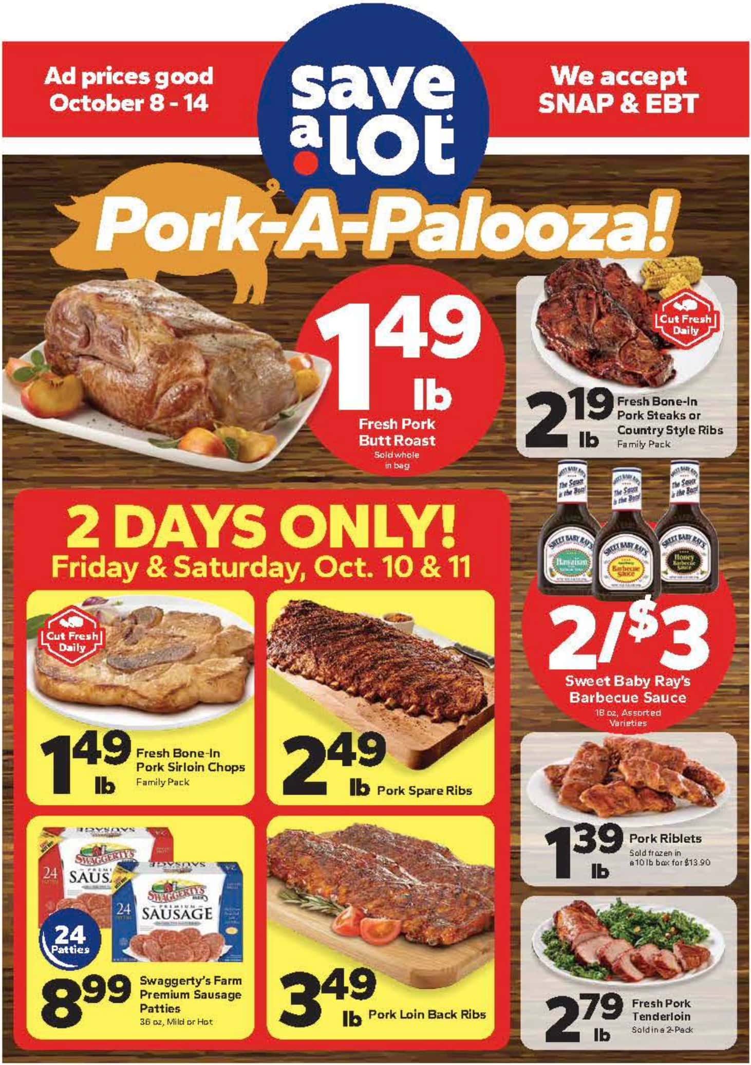 Save A Lot Weekly Ad October 8 to October 14, 2025 1 – savealot weekly ad 100825 01