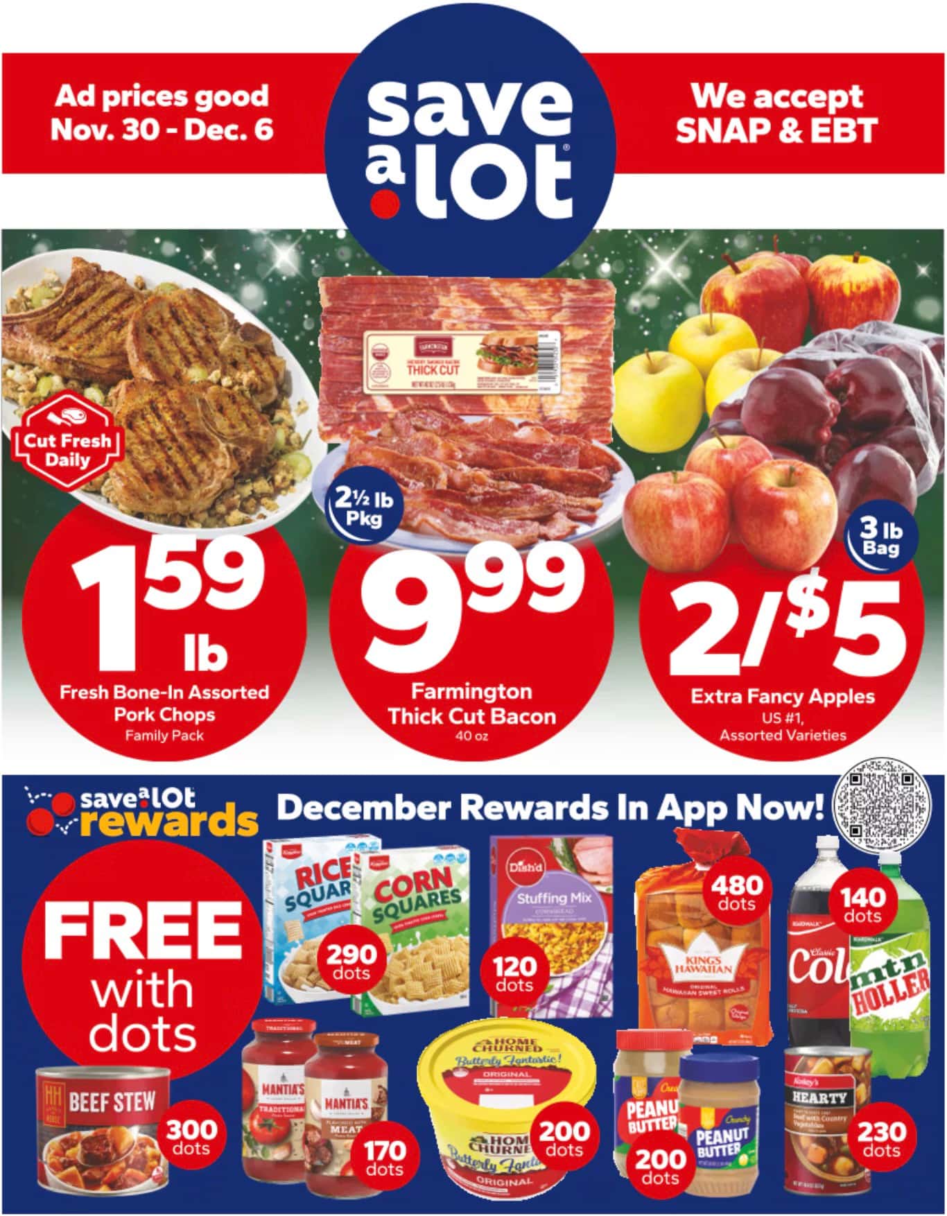 Save A Lot Weekly Ad 12/3/25 & 12/10/25 preview 1 – savealot weekly ad 113025 01