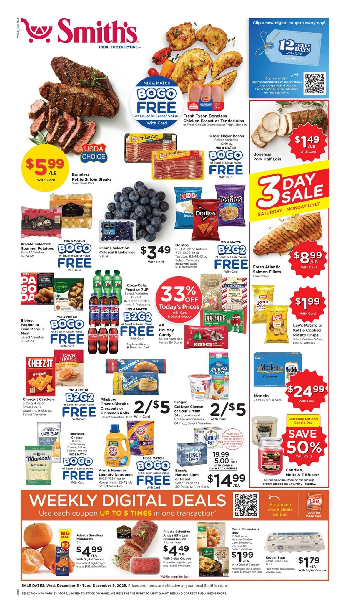 Smith's Weekly Ad 12/3/25 & 12/10/25 preview 1 – smiths ad 3 9 01