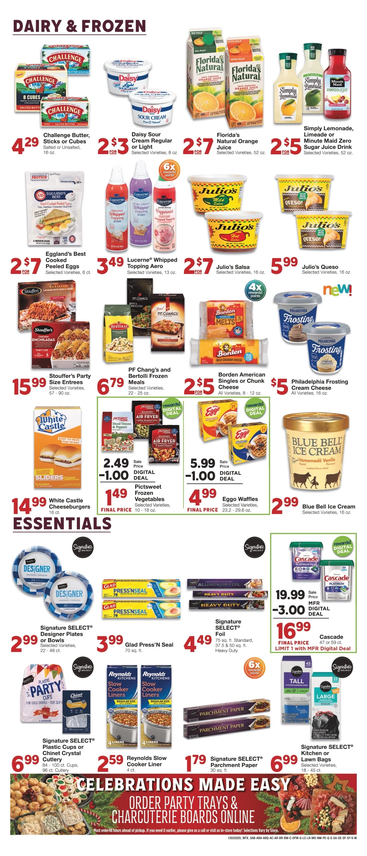 United Supermarkets Weekly Ad 12/3/25 & 12/10/25 3 – united supermarkets 3 9 5