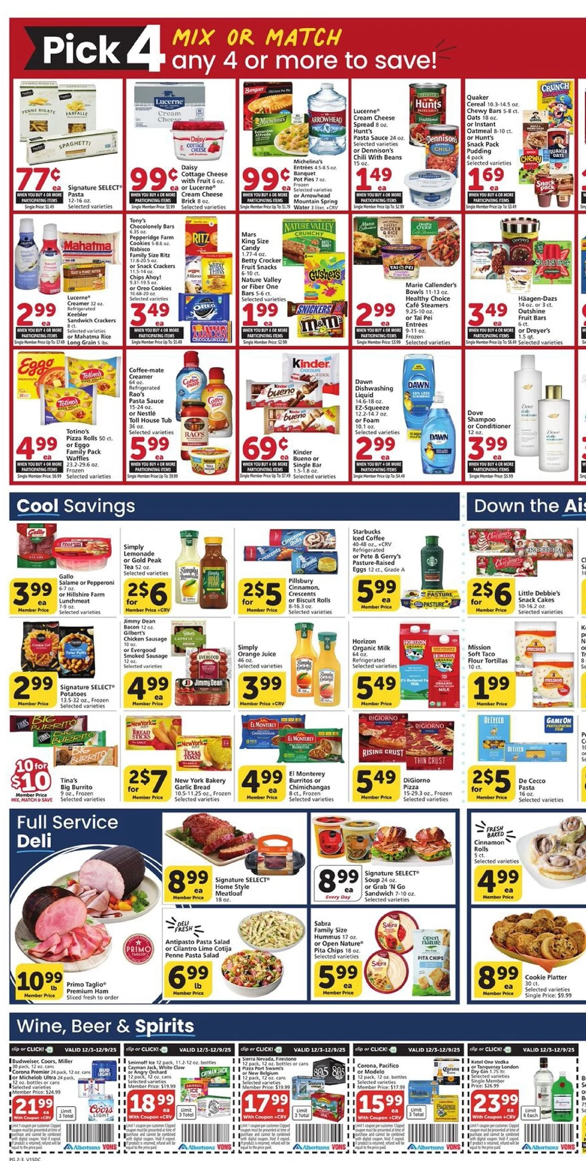 Vons Weekly Ad December 3 to 9, 2025 1 – vons 3 9 2