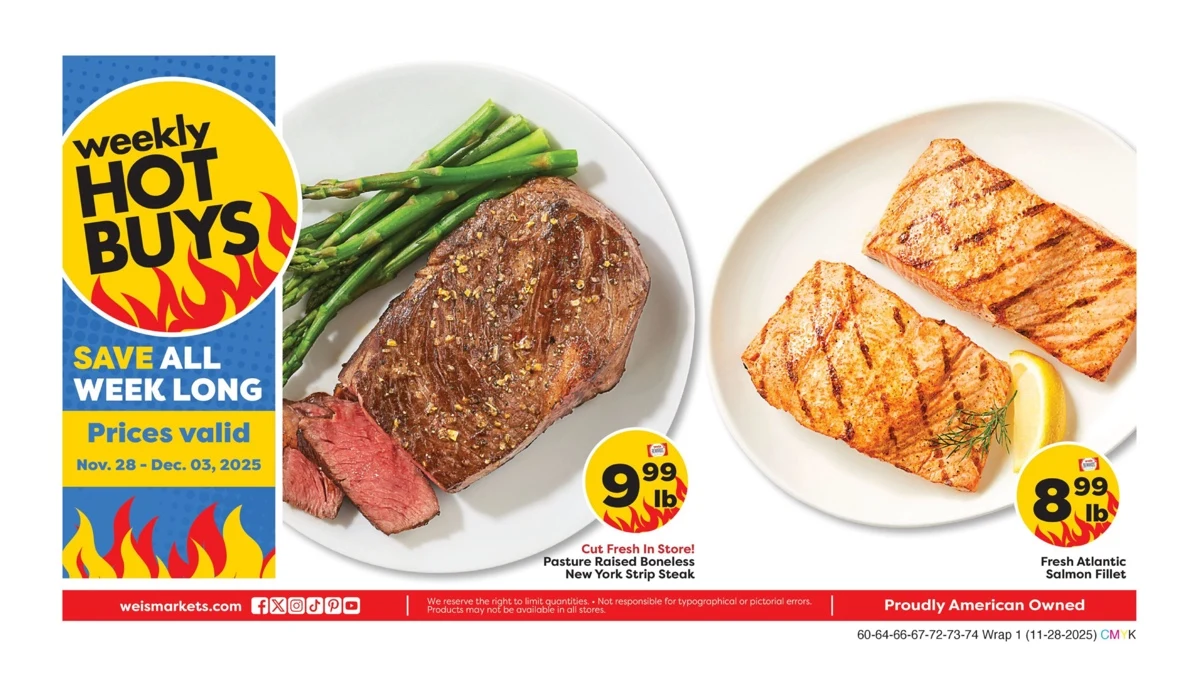 Weis Markets Weekly Ad Nov 28 to Dec 3, 2025 1 – weis 28 3 1