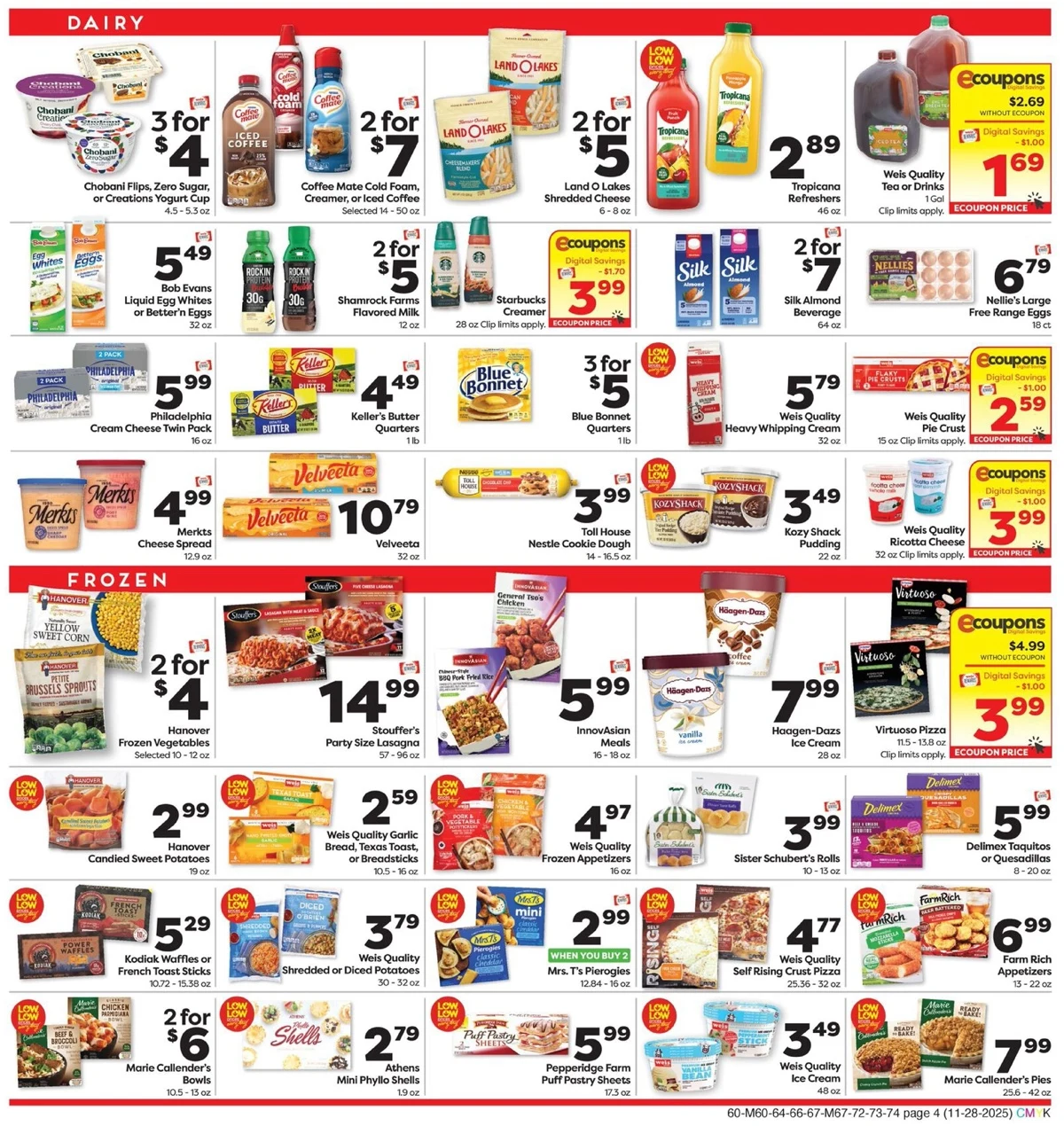 Weis Markets Weekly Ad Nov 28 to Dec 3, 2025 5 – weis ad 28 jan 1 05