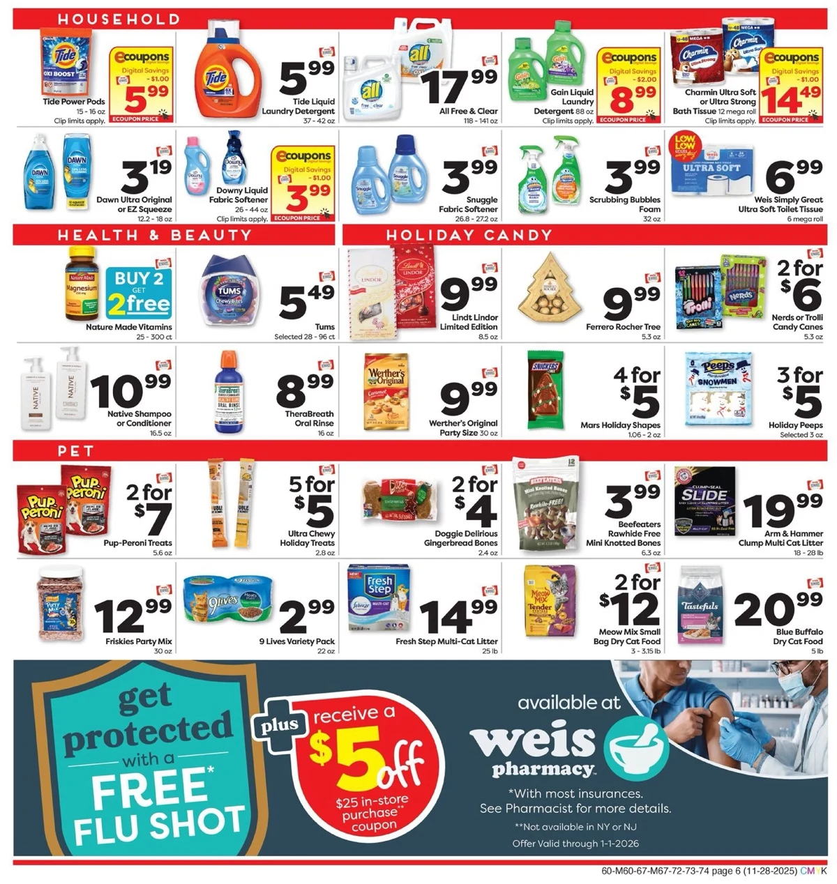 Weis Markets Weekly Ad Nov 28 to Dec 3, 2025 2 – weis ad 28 jan 1 09