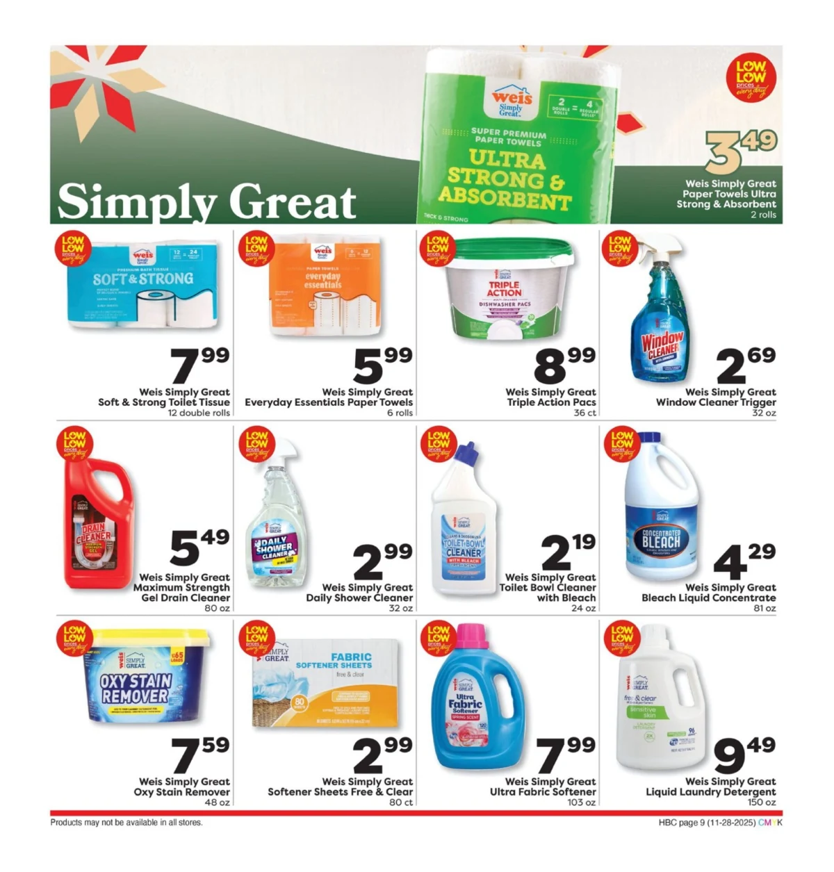 Weis Markets Weekly Ad Nov 28 to Dec 3, 2025 2 – weis nov28 jan1 09