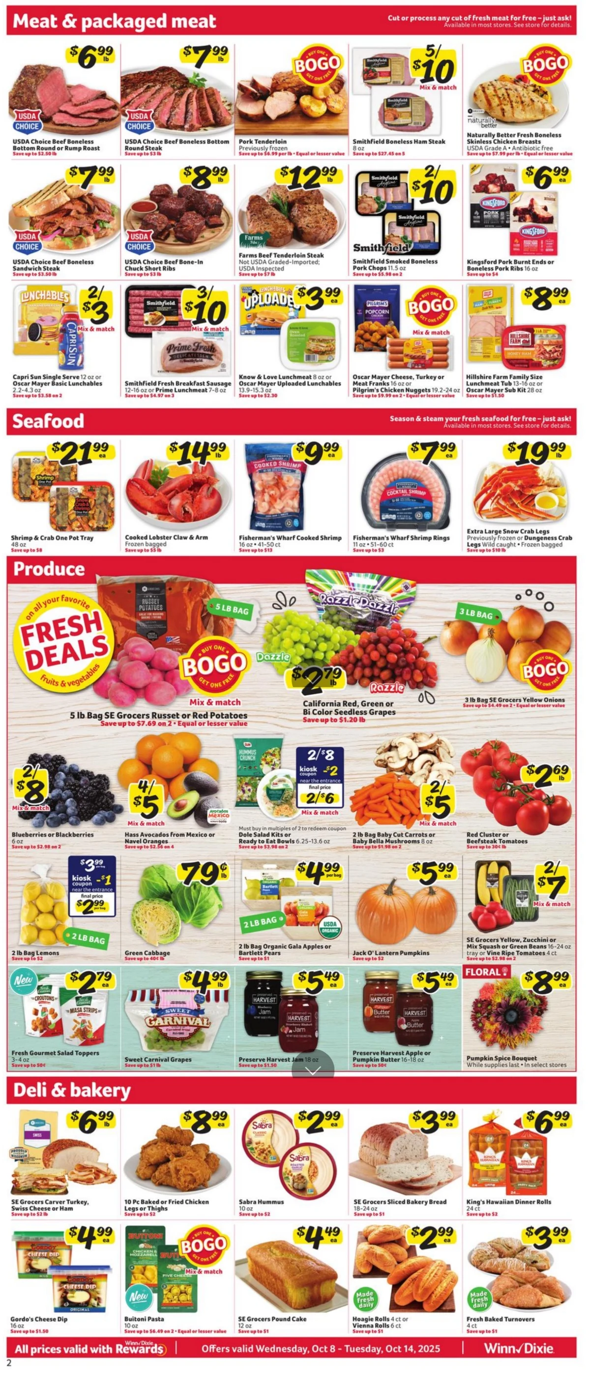 Winn Dixie Weekly Ad October 8 to October 14, 2025 2 – winndixie ad 8 14 00002