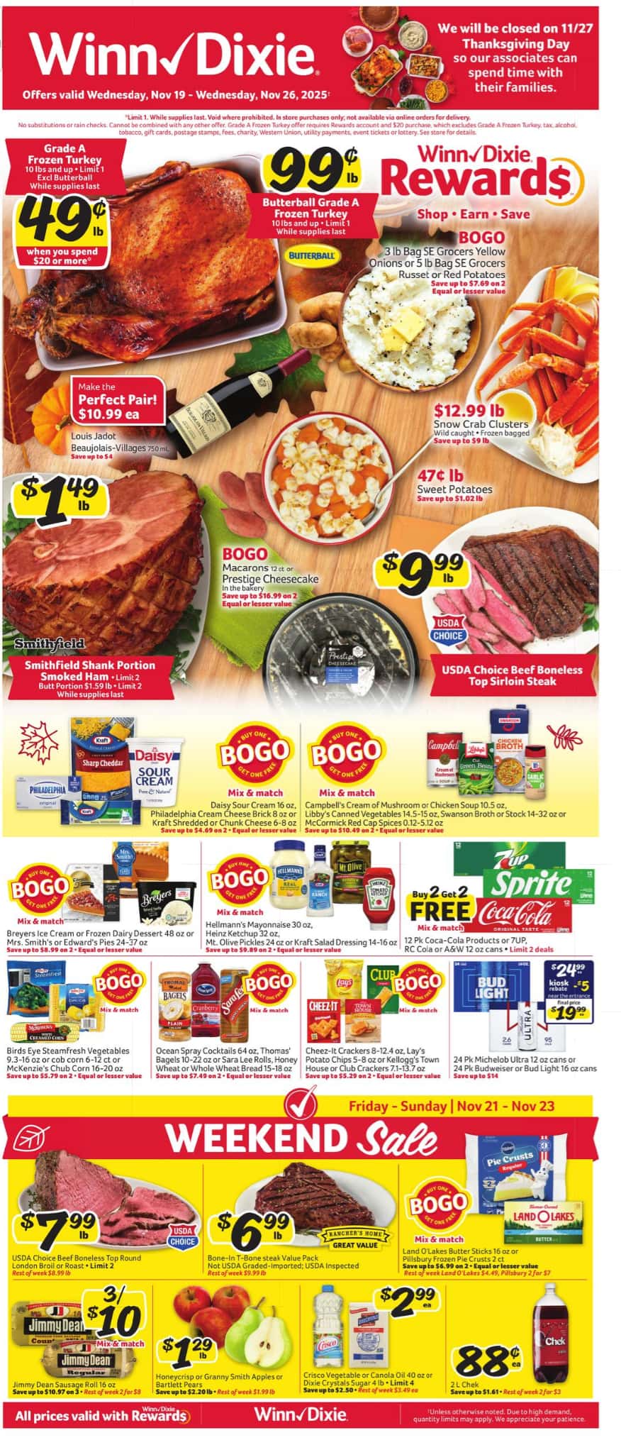 Winn Dixie Weekly Ad 11/19/25 & 11/26/25 preview 116 –
