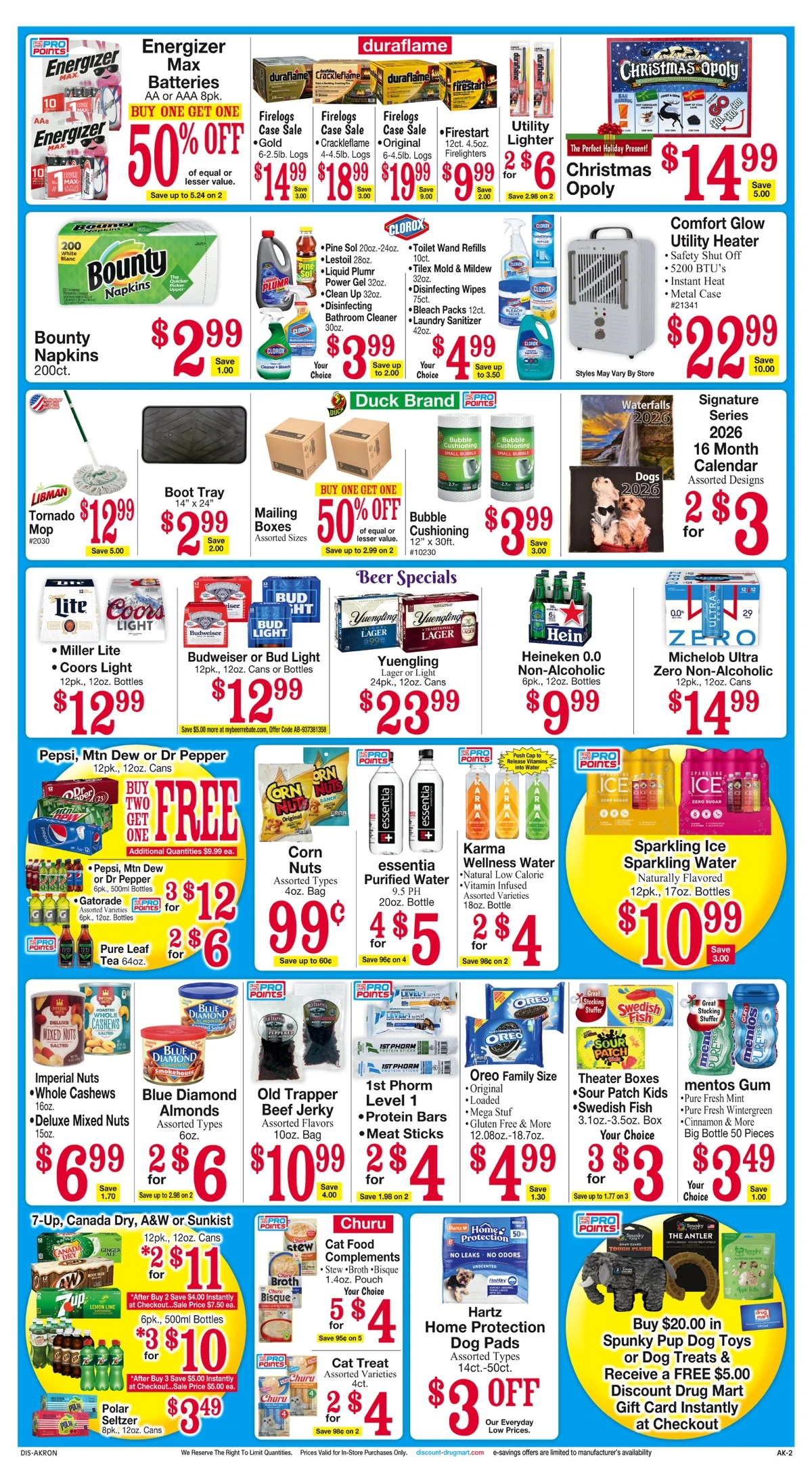 Discount Drug Mart Weekly Ad Dec 3 to Dec 9, 2025 2 – DS01203 P02 AK 1203