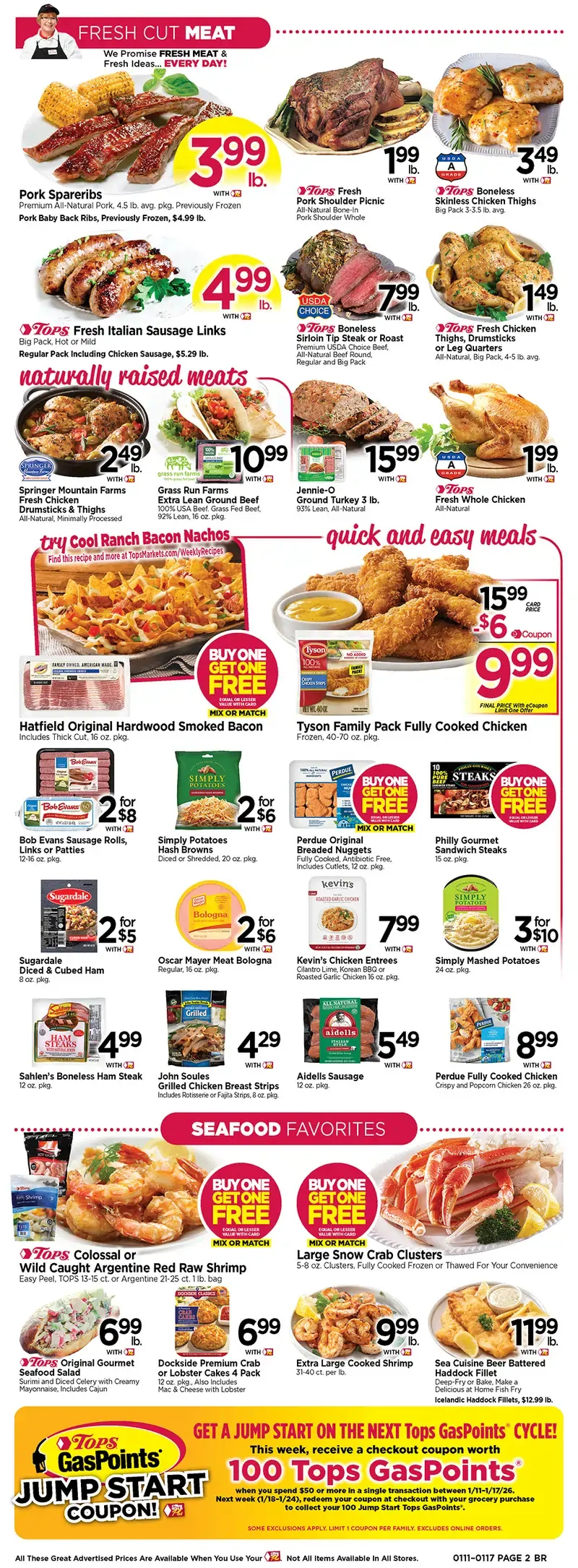 Tops Weekly Ad Jan 11 to 17, 2026 2 – 2 19