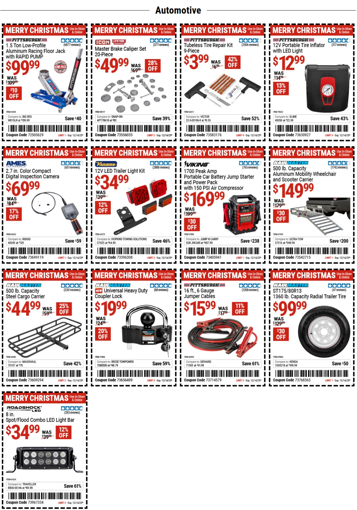 Harbor Freight Weekly Ad December 2 to 14, 2025 2 – 2 43