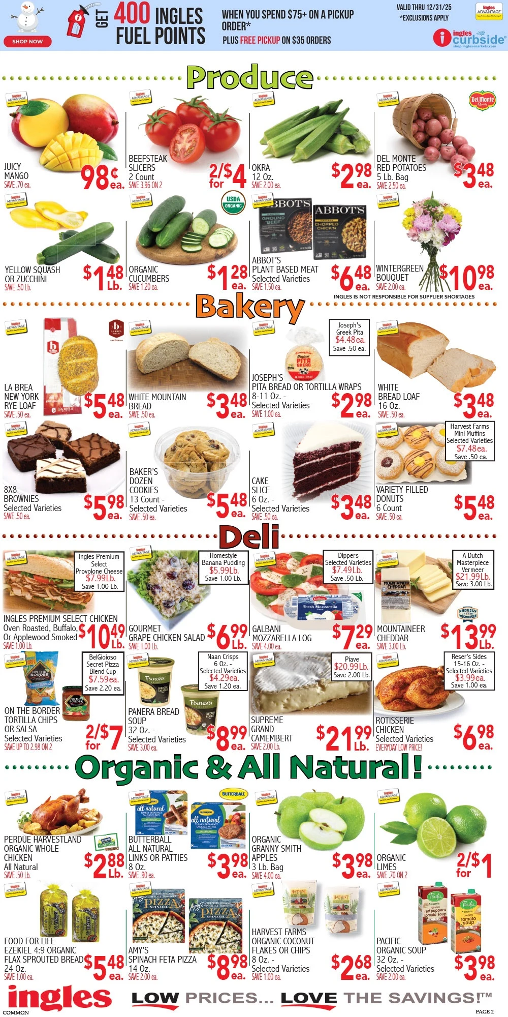 Ingles Weekly Ad 12/3/25 & 12/10/25 preview 2 – 2 wnc C