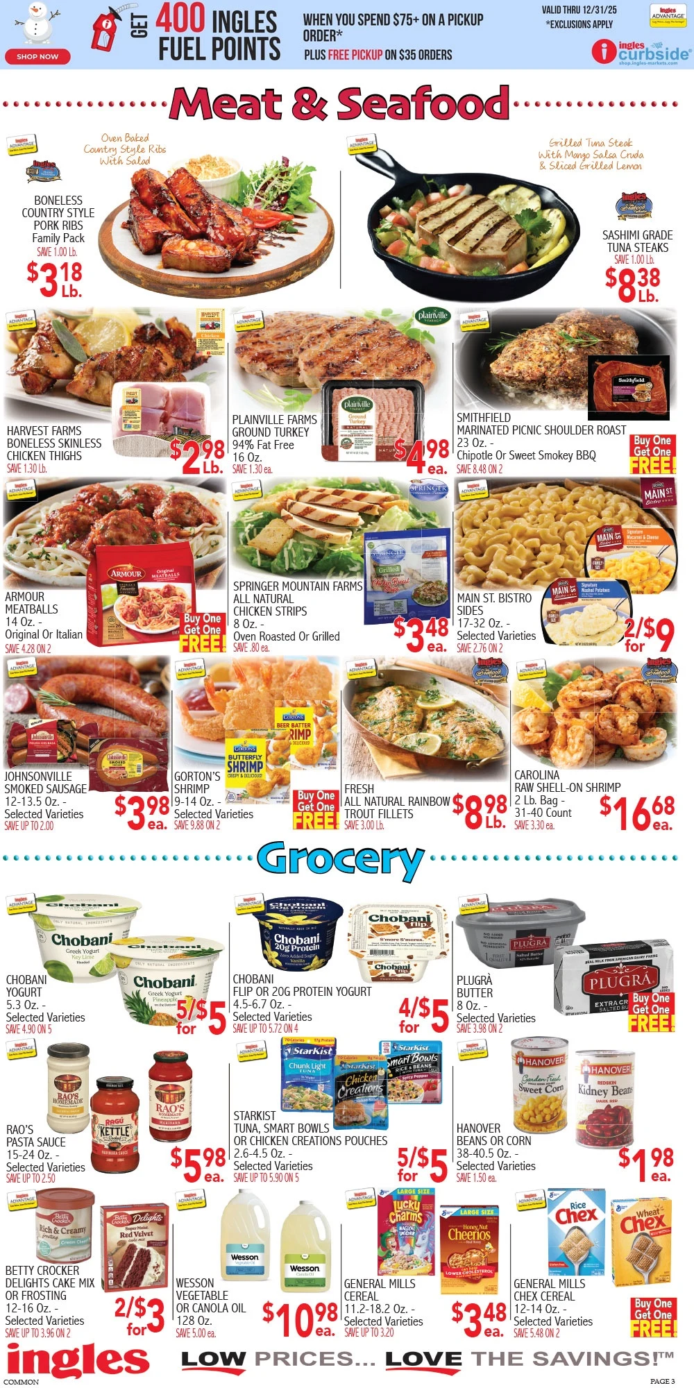 Ingles Weekly Ad 12/3/25 & 12/10/25 preview 1 – 3 wnc C