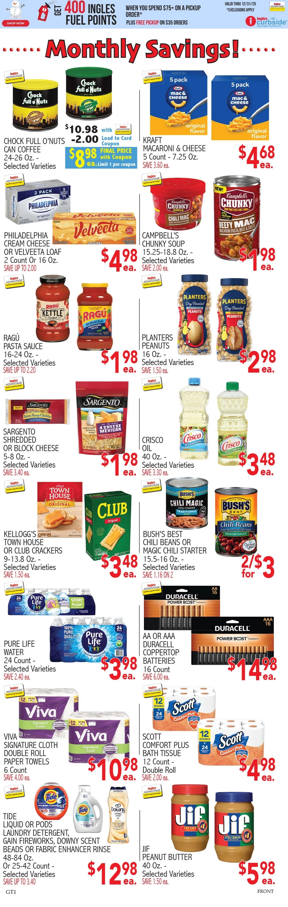 Ingles Weekly Ad 12/3/25 & 12/10/25 preview 3 – 5 wnc C