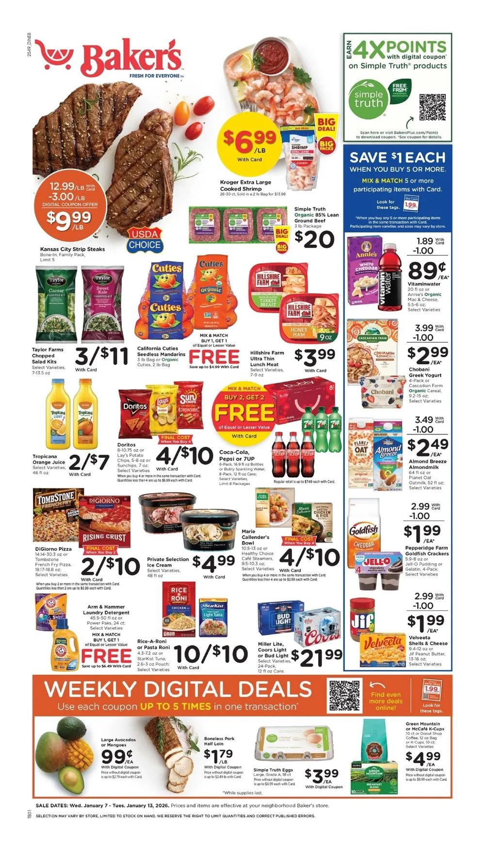 Baker's Weekly Ad Jan 7 to 13, 2026 1 – bakers 7 13 01
