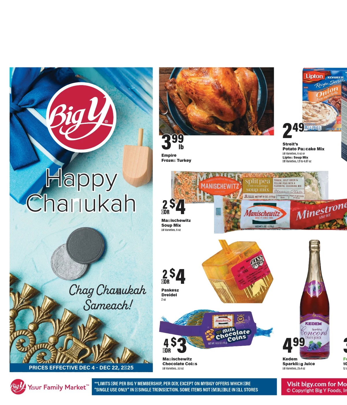 Big Y Flyer 12/4/25 & 12/11/25 weekly ad preview 1 – bigy 4 22 000001