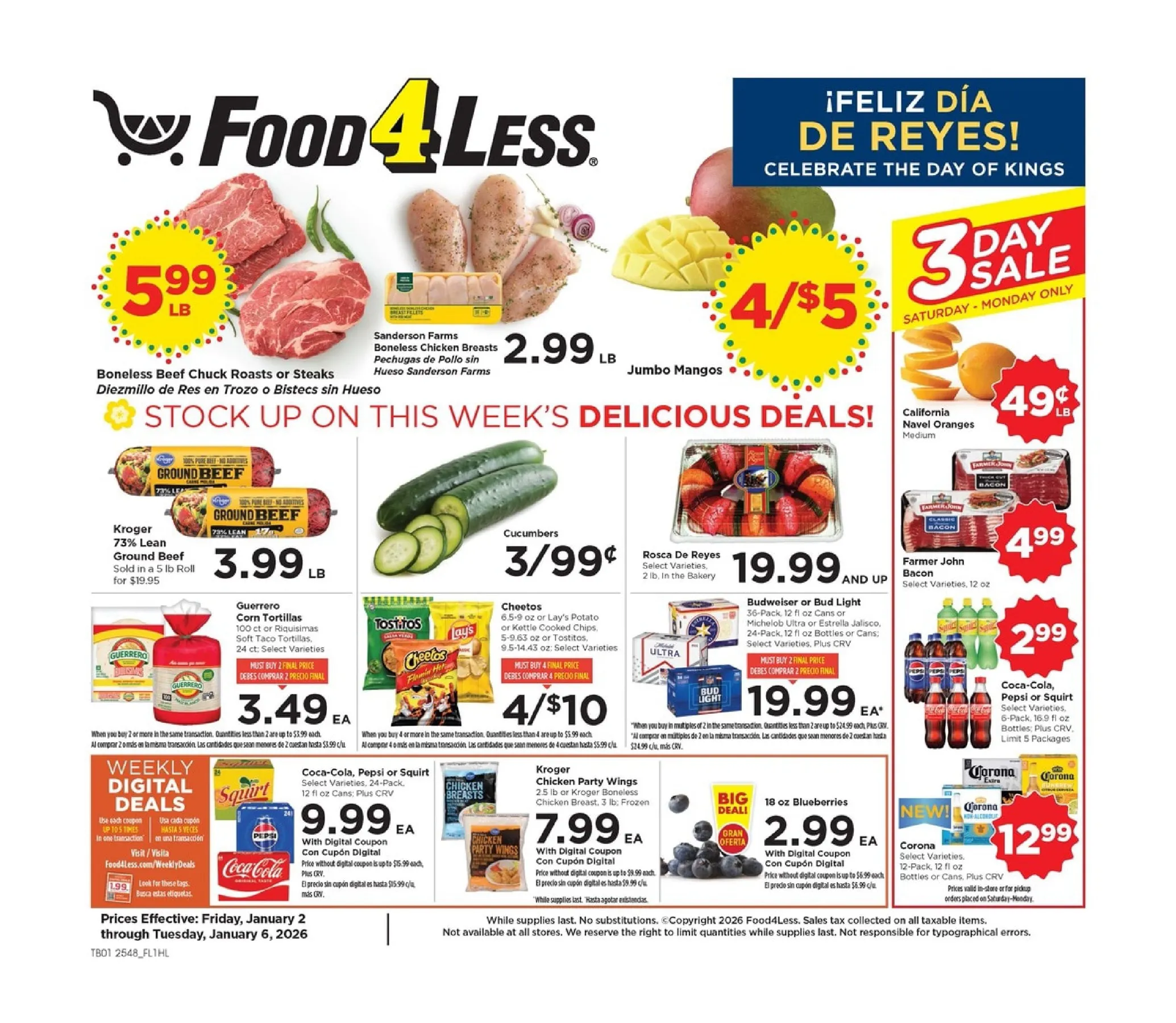 Food 4 Less Weekly Ad Jan 14 to 20, 2026 1 – food 4 less 2 6 1