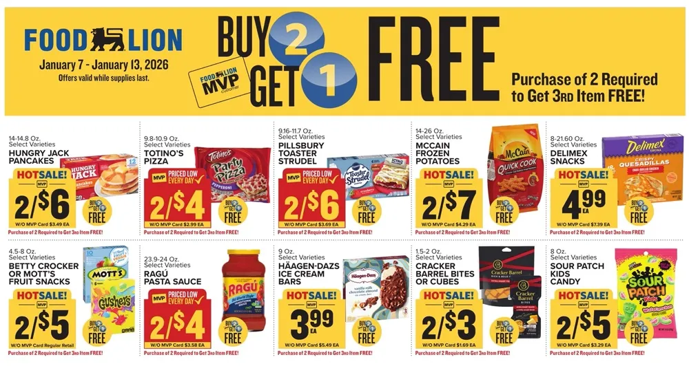 Food Lion Weekly Ad (1/7/26 | 1/14/26) preview 2 – food lion ad 7 13 09