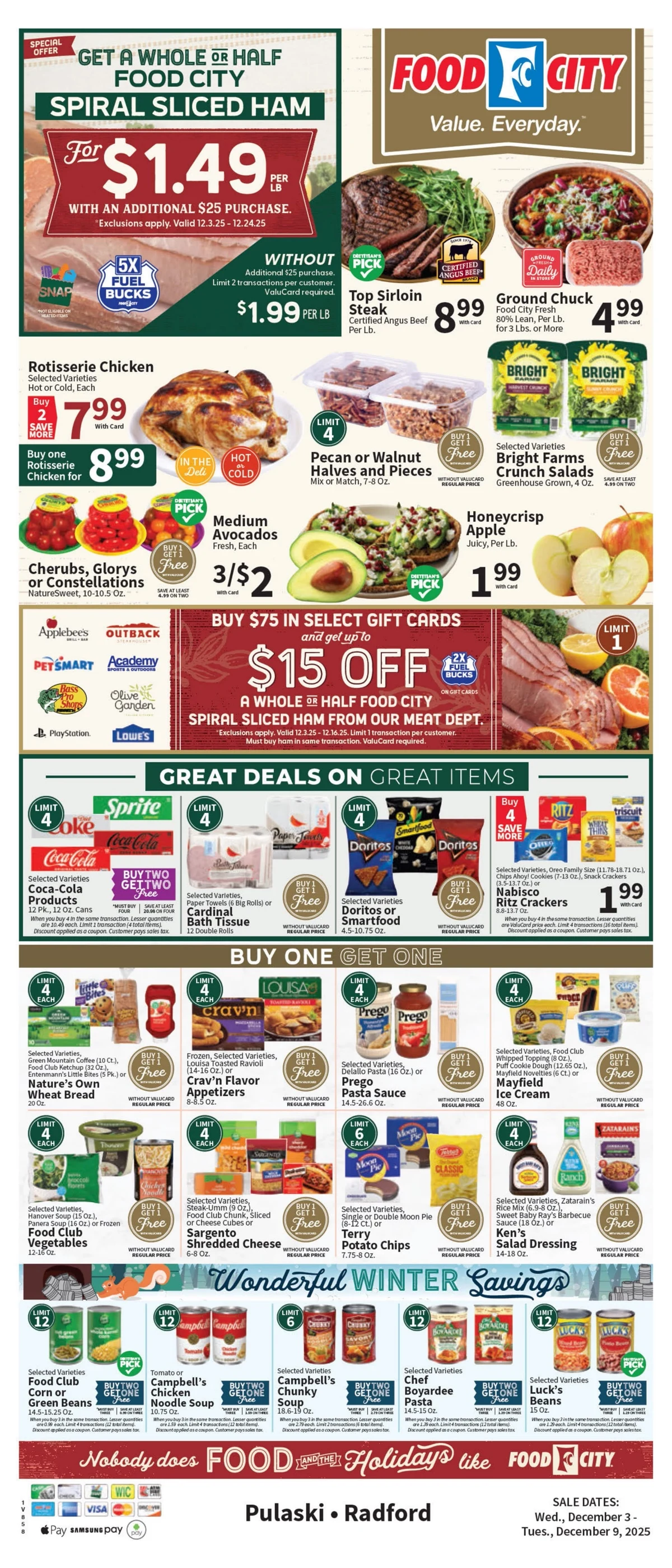 Food City Weekly Ad 12/10/25 – 12/16/25 preview 1 – foodcity ad 3 9 3