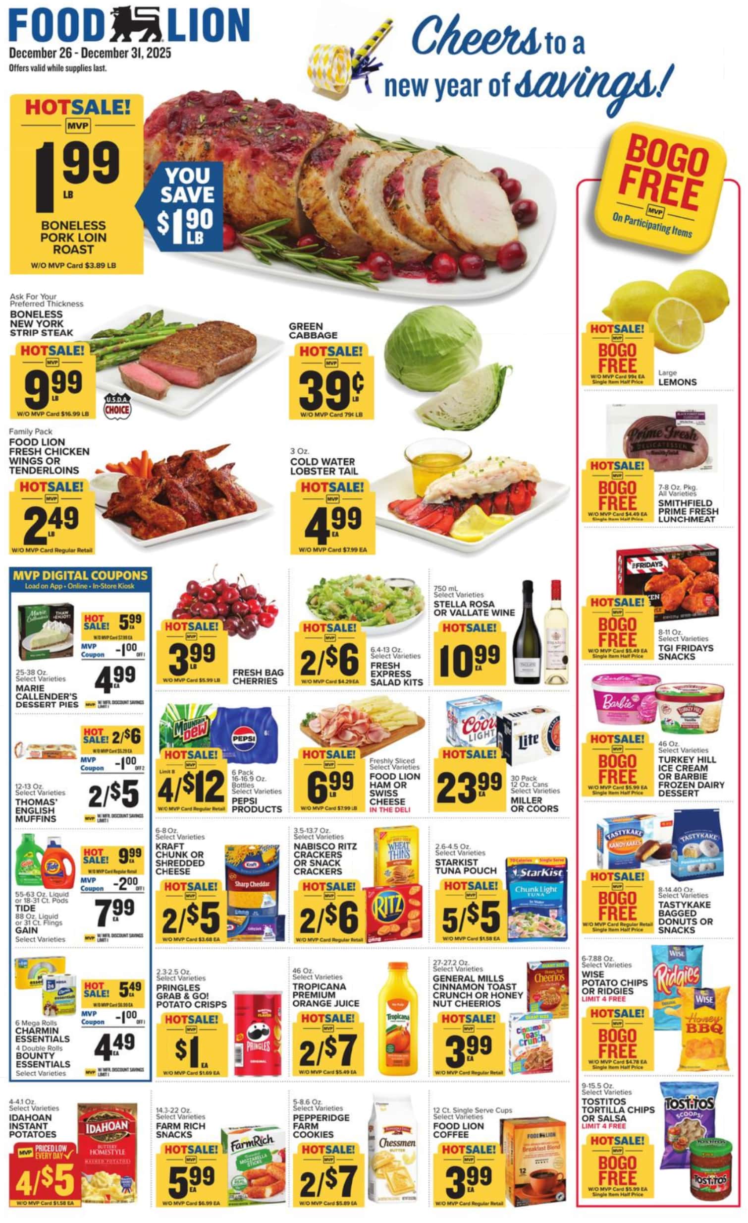 Food Lion Weekly Ad (1/7/26 | 1/14/26) preview 1 – foodlion weekly ad 122625 01