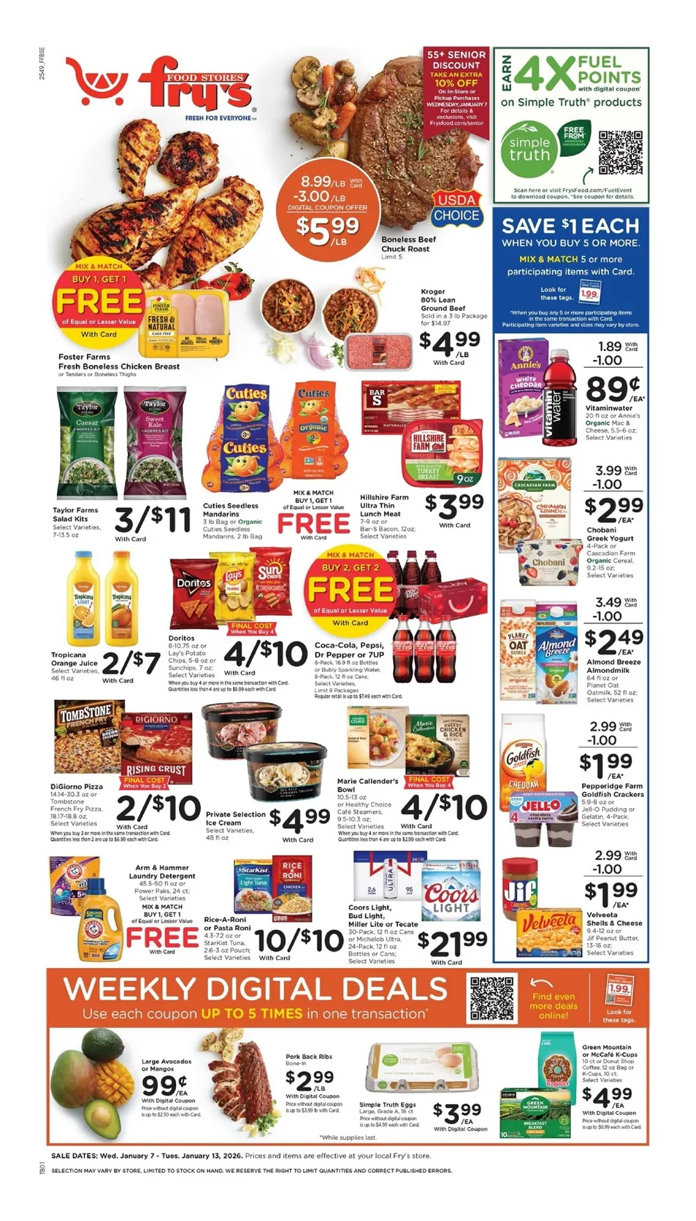Fry's Food Weekly Ad (1/7/26 | 1/14/26) preview 1 – frys food 7 13 01