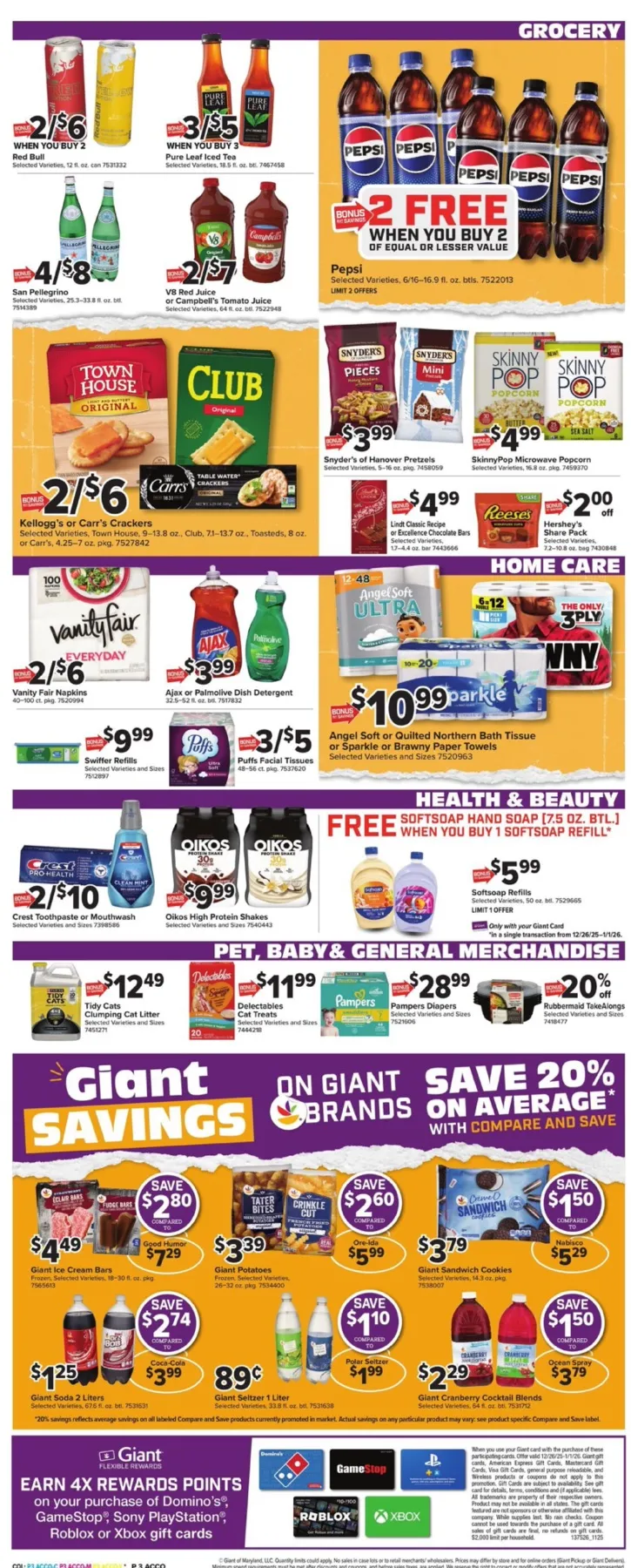 Giant Food Weekly Ad (1/9/26 | 1/16/26) preview 3 – giant food 26 1 7