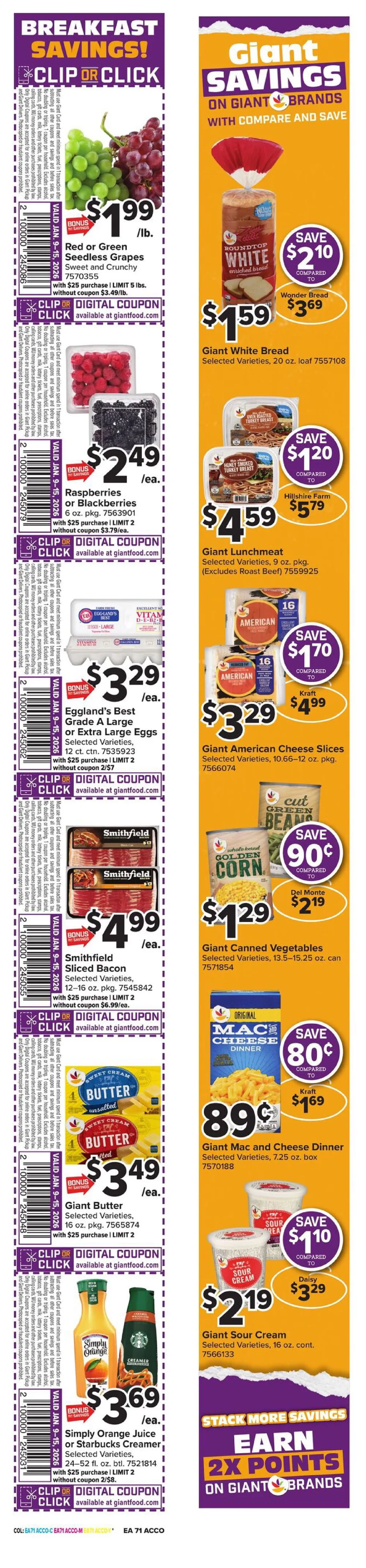 Giant Food Weekly Ad (1/9/26 | 1/16/26) preview 2 – giant food 9 15 02