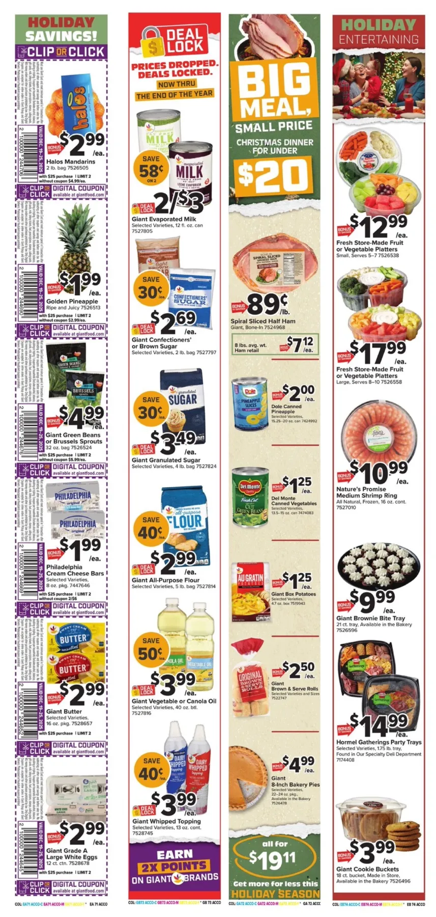 Giant Food Weekly Ad (1/9/26 | 1/16/26) preview 2 – giant food ad 19 25 03